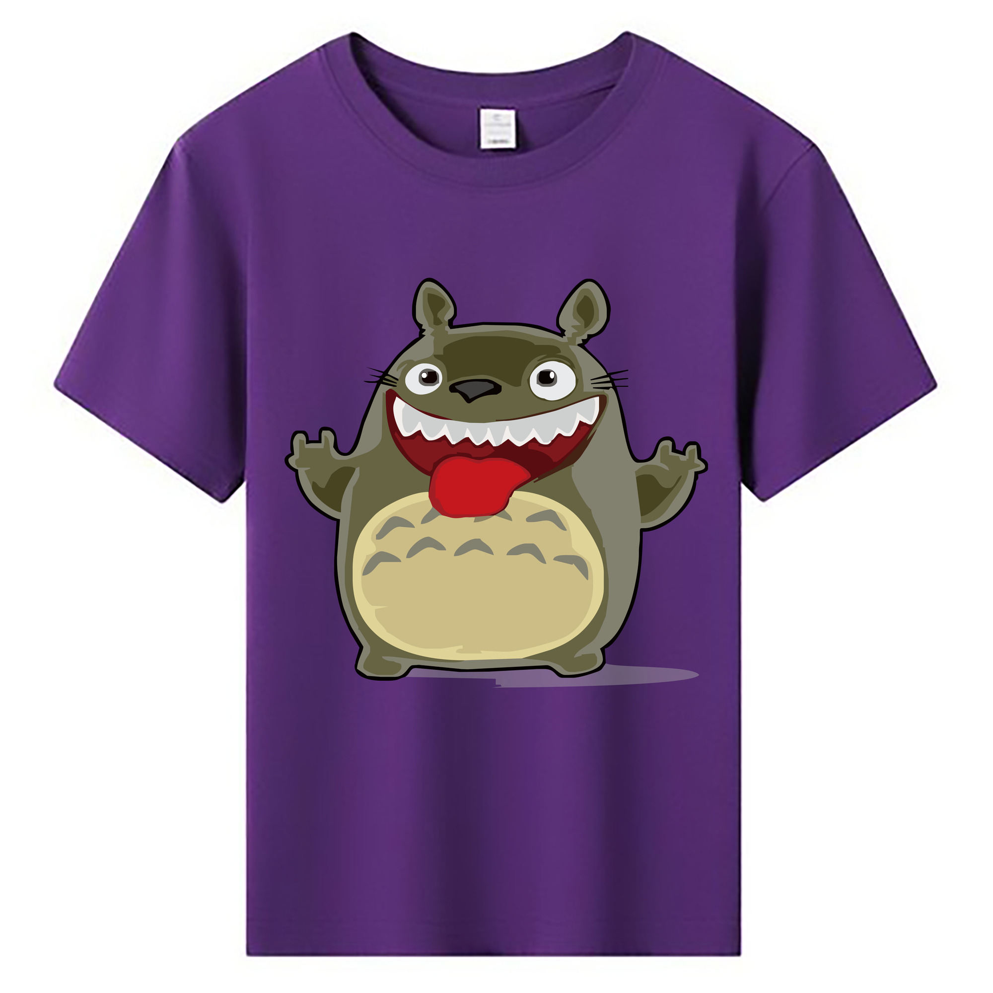 （画像用） となりのトトロ 草壁メイ 草壁サツキ My Neighbor Totoro Satsuki Kusakabe Mei Kusakabe 綿100％キッズTシャツ（フロントプリント）