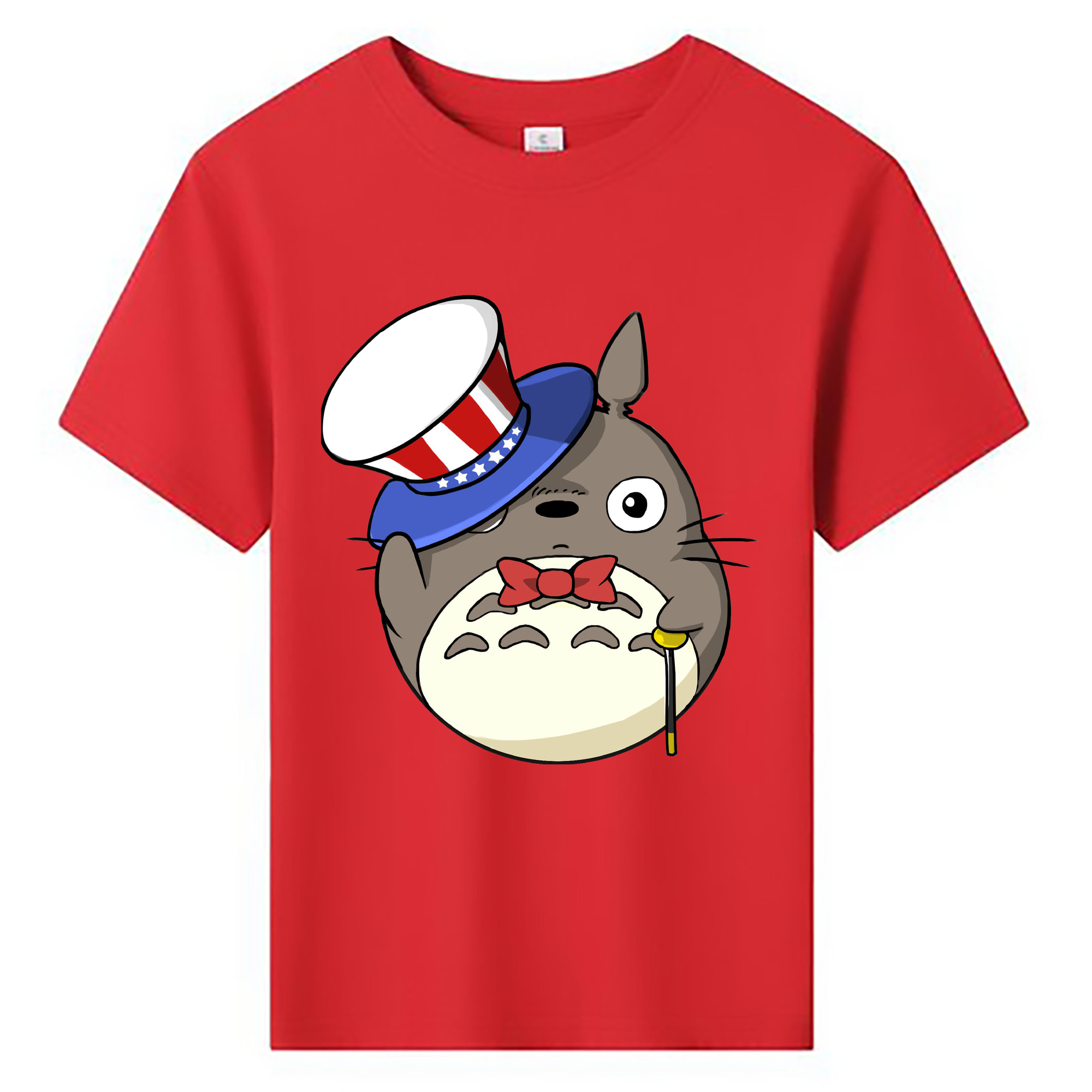 （画像用） となりのトトロ 草壁メイ 草壁サツキ My Neighbor Totoro Satsuki Kusakabe Mei Kusakabe 綿100％キッズTシャツ（フロントプリント）