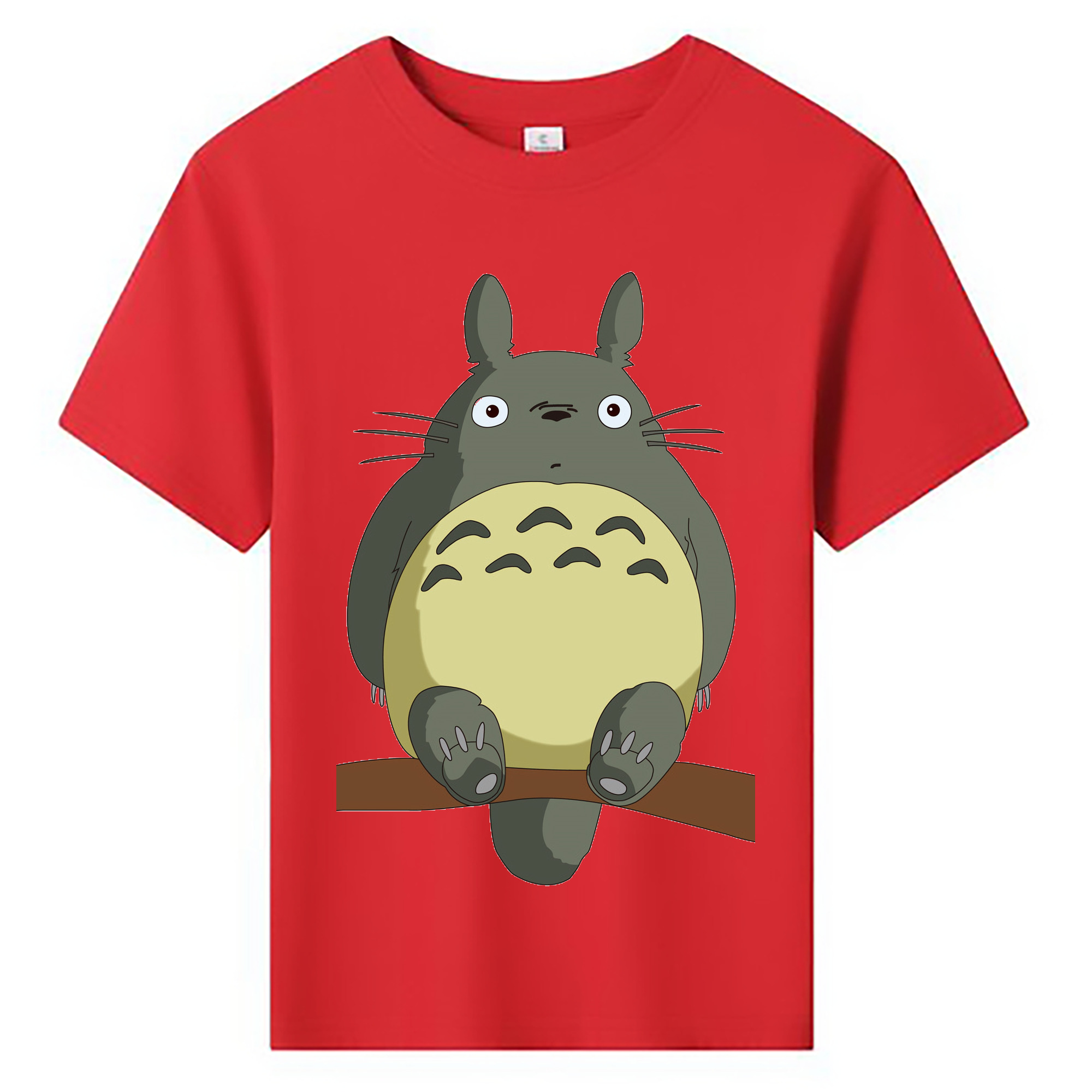 （画像用） となりのトトロ 草壁メイ 草壁サツキ My Neighbor Totoro Satsuki Kusakabe Mei Kusakabe 綿100％キッズTシャツ（フロントプリント）