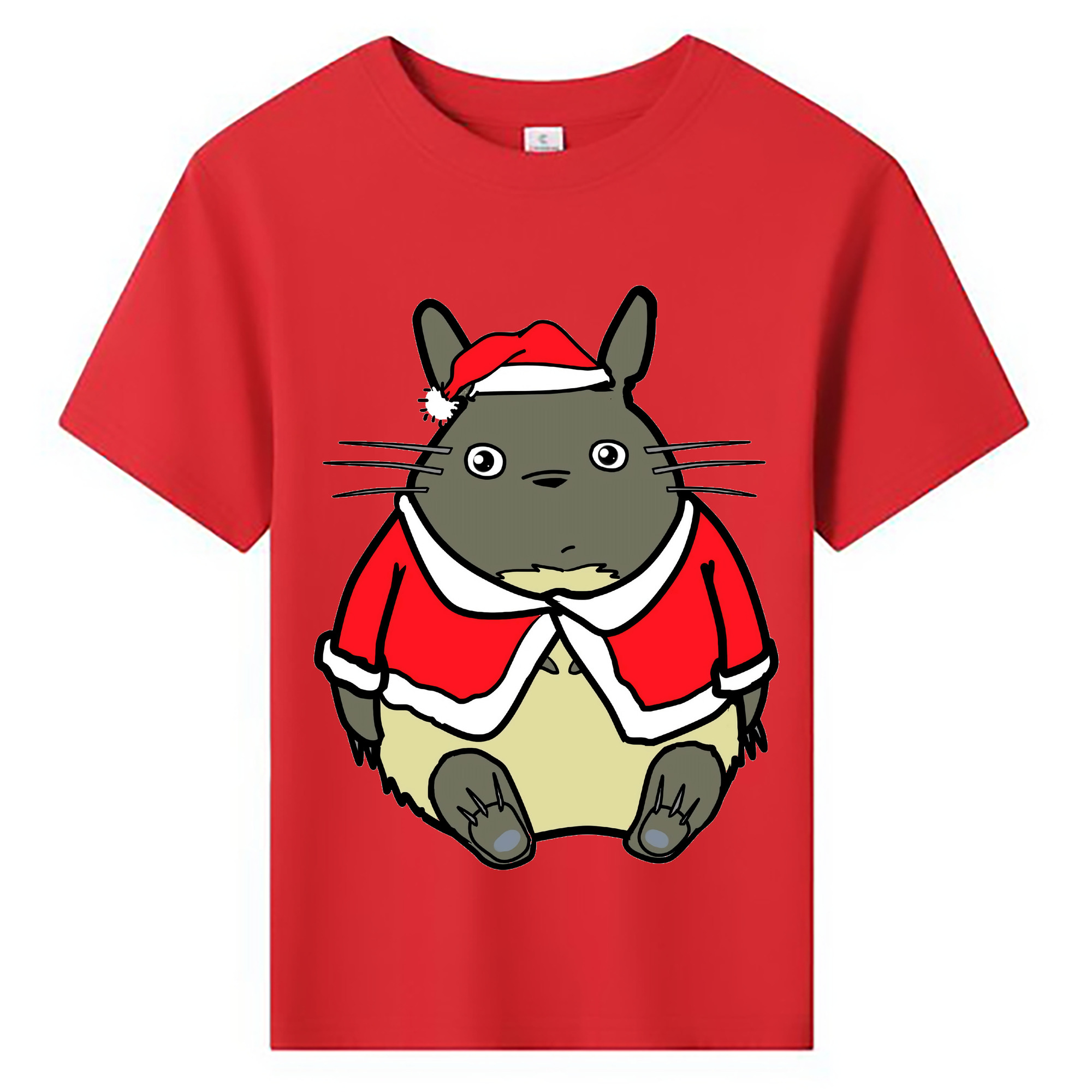 （画像用） となりのトトロ 草壁メイ 草壁サツキ My Neighbor Totoro Satsuki Kusakabe Mei Kusakabe 綿100％キッズTシャツ（フロントプリント）