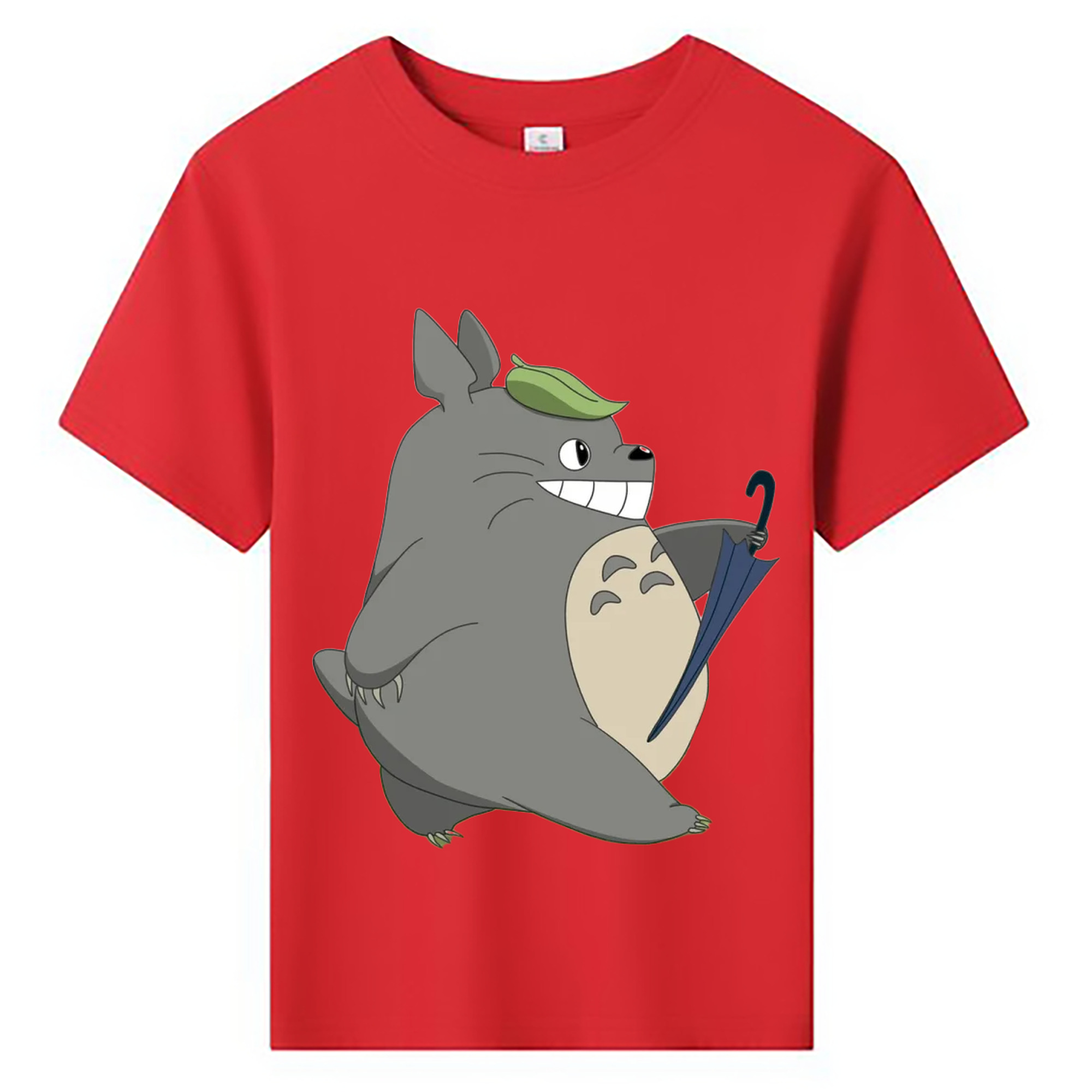 （画像用） となりのトトロ 草壁メイ 草壁サツキ My Neighbor Totoro Satsuki Kusakabe Mei Kusakabe 綿100％キッズTシャツ（フロントプリント）