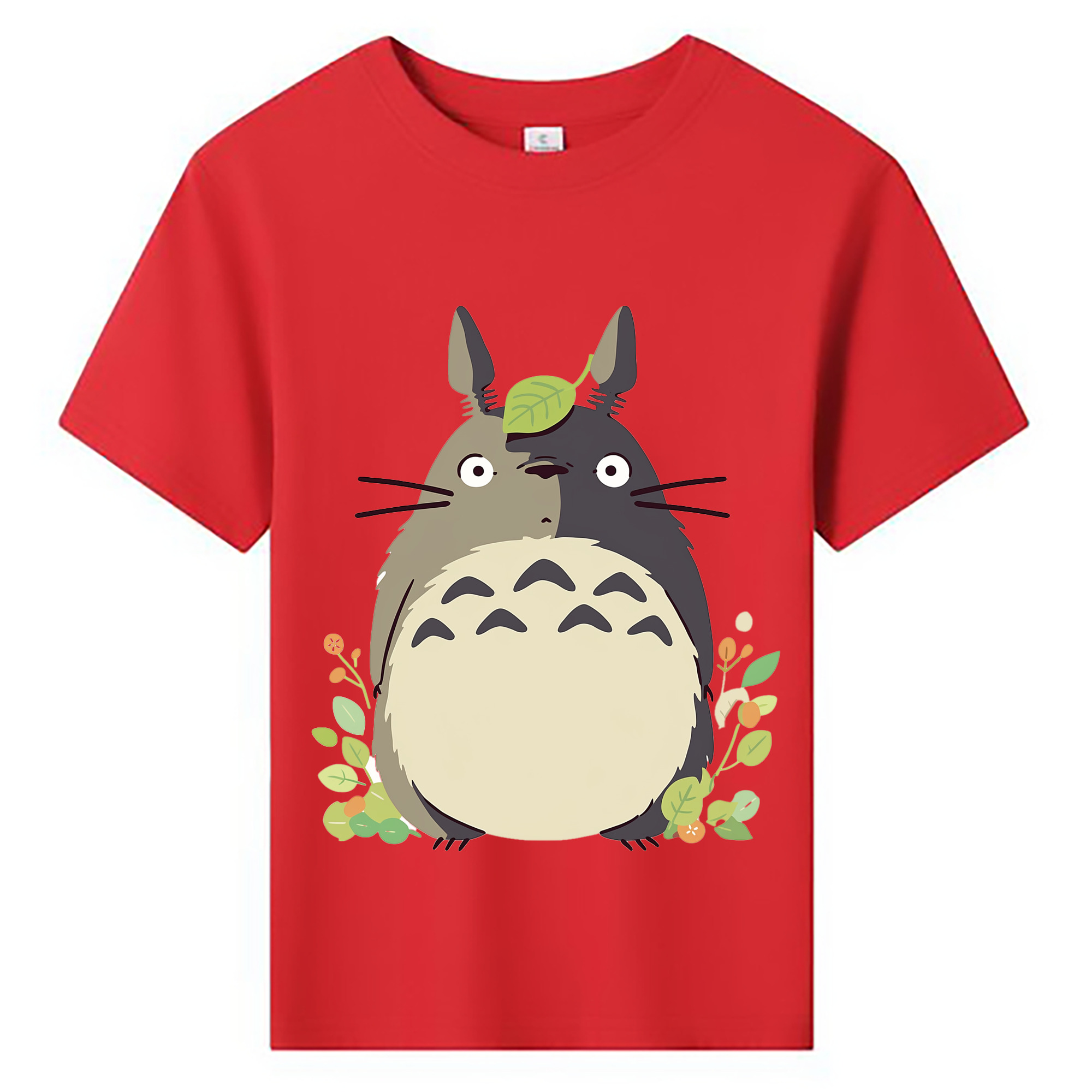 （画像用） となりのトトロ 草壁メイ 草壁サツキ My Neighbor Totoro Satsuki Kusakabe Mei Kusakabe 綿100％キッズTシャツ（フロントプリント）