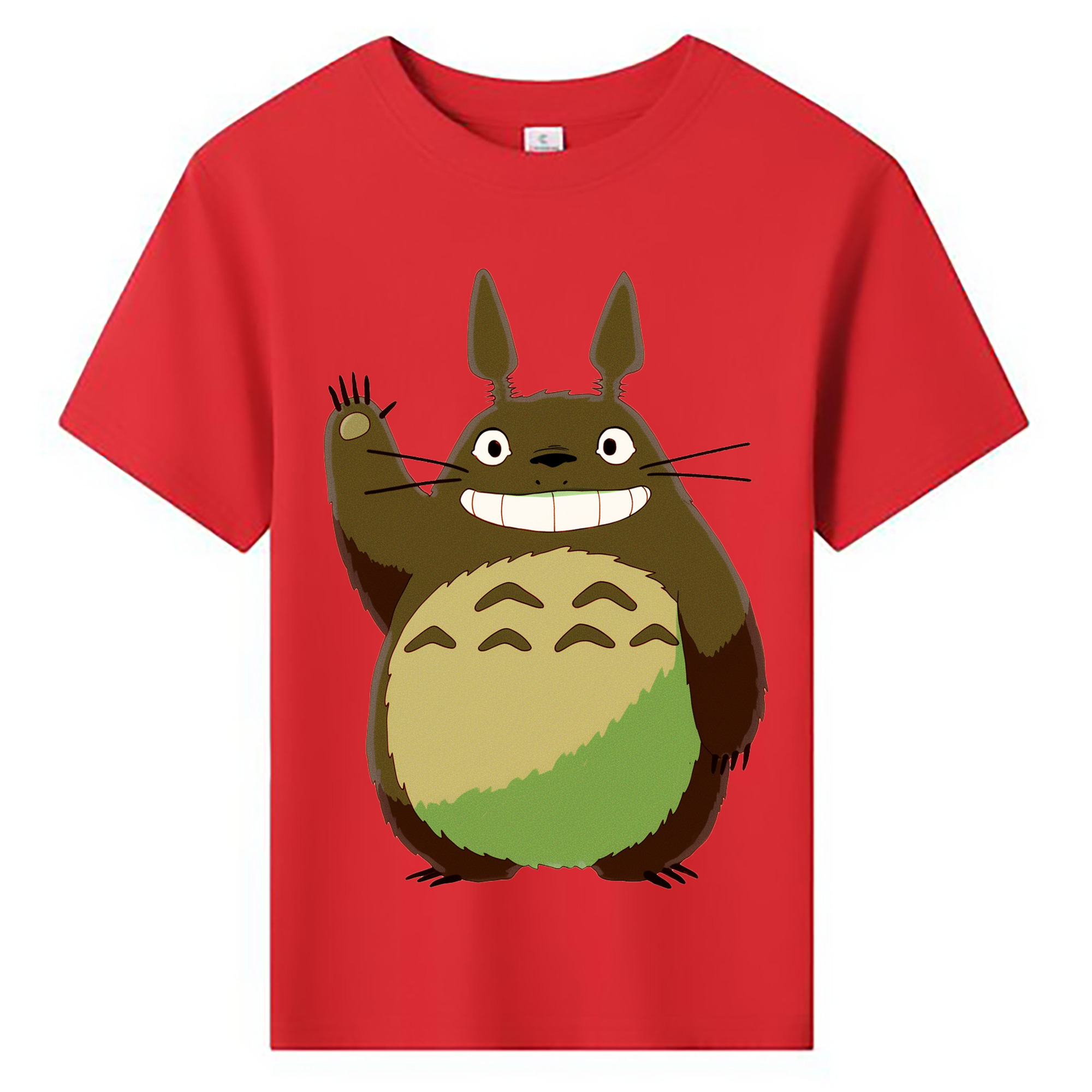 （画像用） となりのトトロ 草壁メイ 草壁サツキ My Neighbor Totoro Satsuki Kusakabe Mei Kusakabe 綿100％キッズTシャツ（フロントプリント）