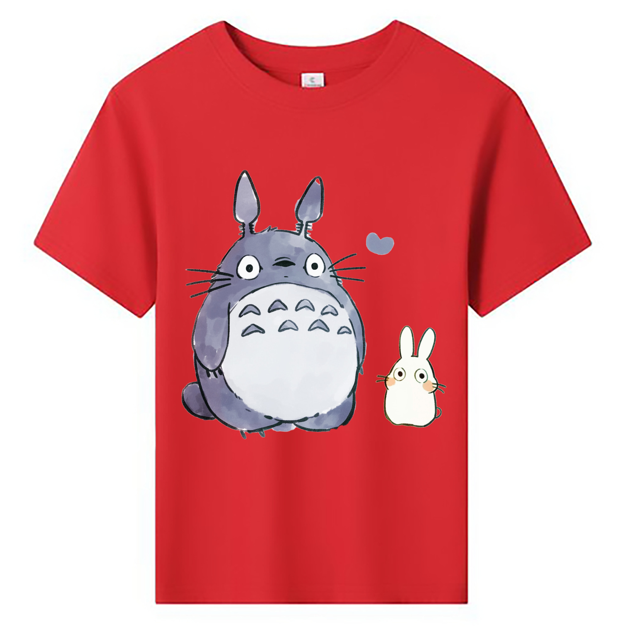 （画像用） となりのトトロ 草壁メイ 草壁サツキ My Neighbor Totoro Satsuki Kusakabe Mei Kusakabe 綿100％キッズTシャツ（フロントプリント）