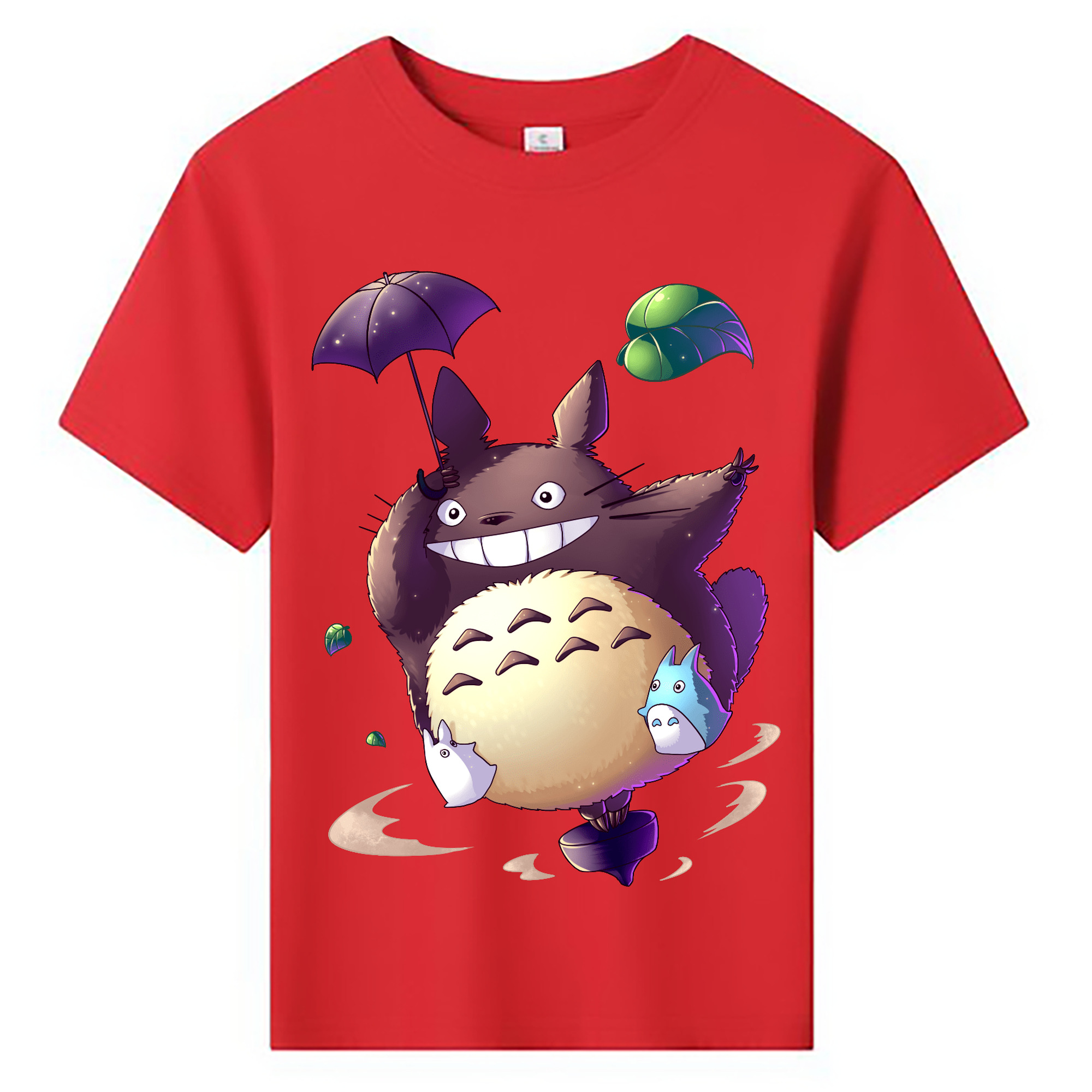（画像用） となりのトトロ 草壁メイ 草壁サツキ My Neighbor Totoro Satsuki Kusakabe Mei Kusakabe 綿100％キッズTシャツ（フロントプリント）