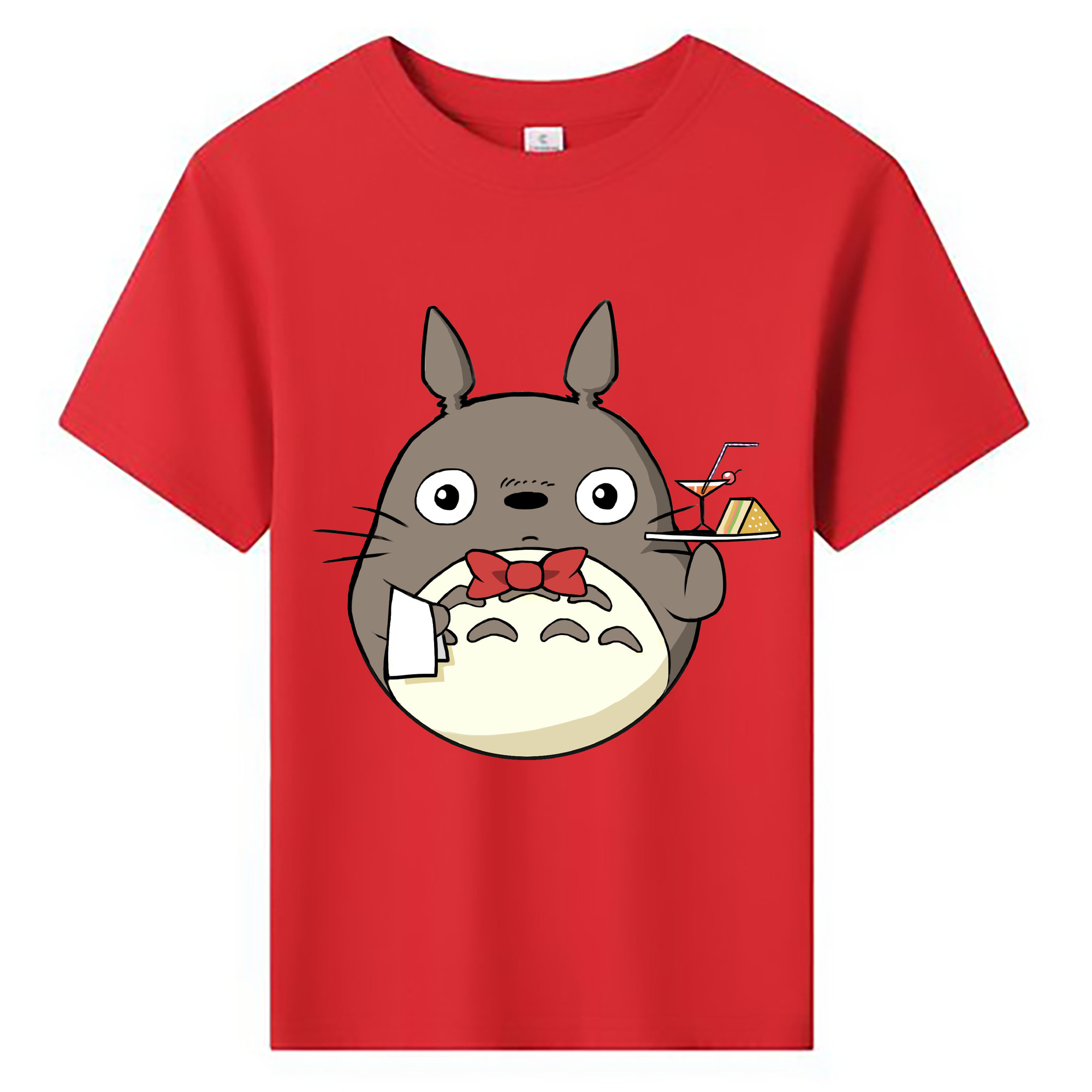 （画像用） となりのトトロ 草壁メイ 草壁サツキ My Neighbor Totoro Satsuki Kusakabe Mei Kusakabe 綿100％キッズTシャツ（フロントプリント）