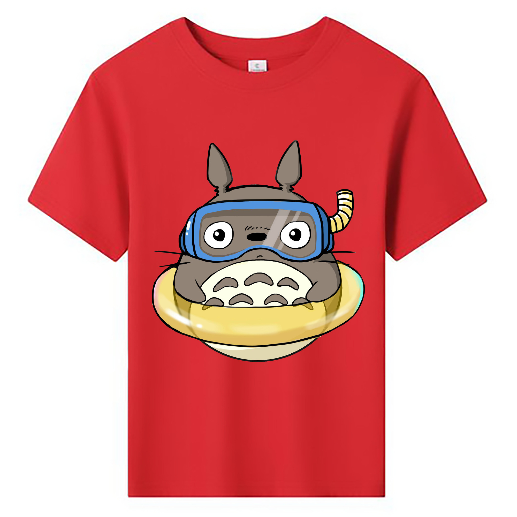 （画像用） となりのトトロ 草壁メイ 草壁サツキ My Neighbor Totoro Satsuki Kusakabe Mei Kusakabe 綿100％キッズTシャツ（フロントプリント）