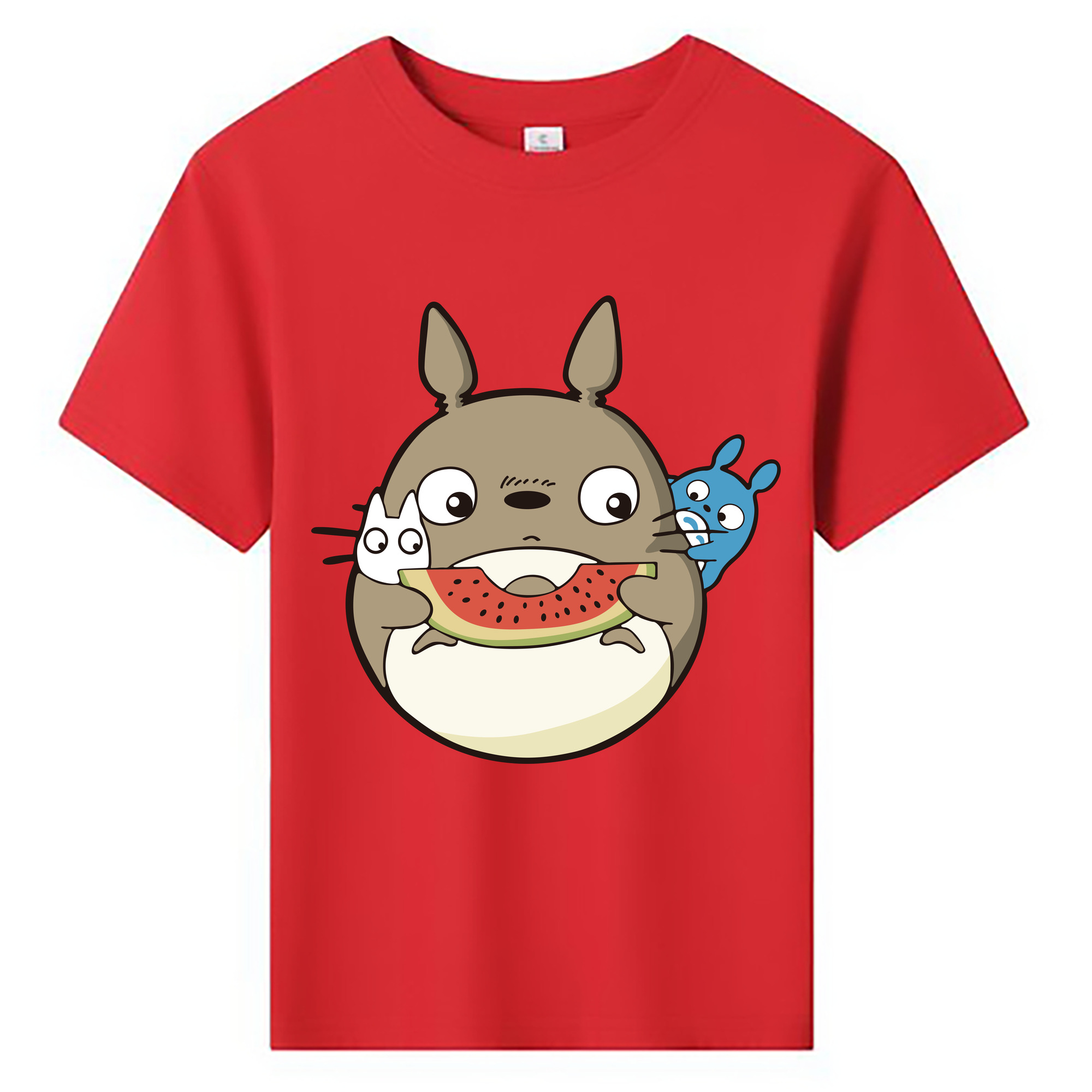 （画像用） となりのトトロ 草壁メイ 草壁サツキ My Neighbor Totoro Satsuki Kusakabe Mei Kusakabe 綿100％キッズTシャツ（フロントプリント）