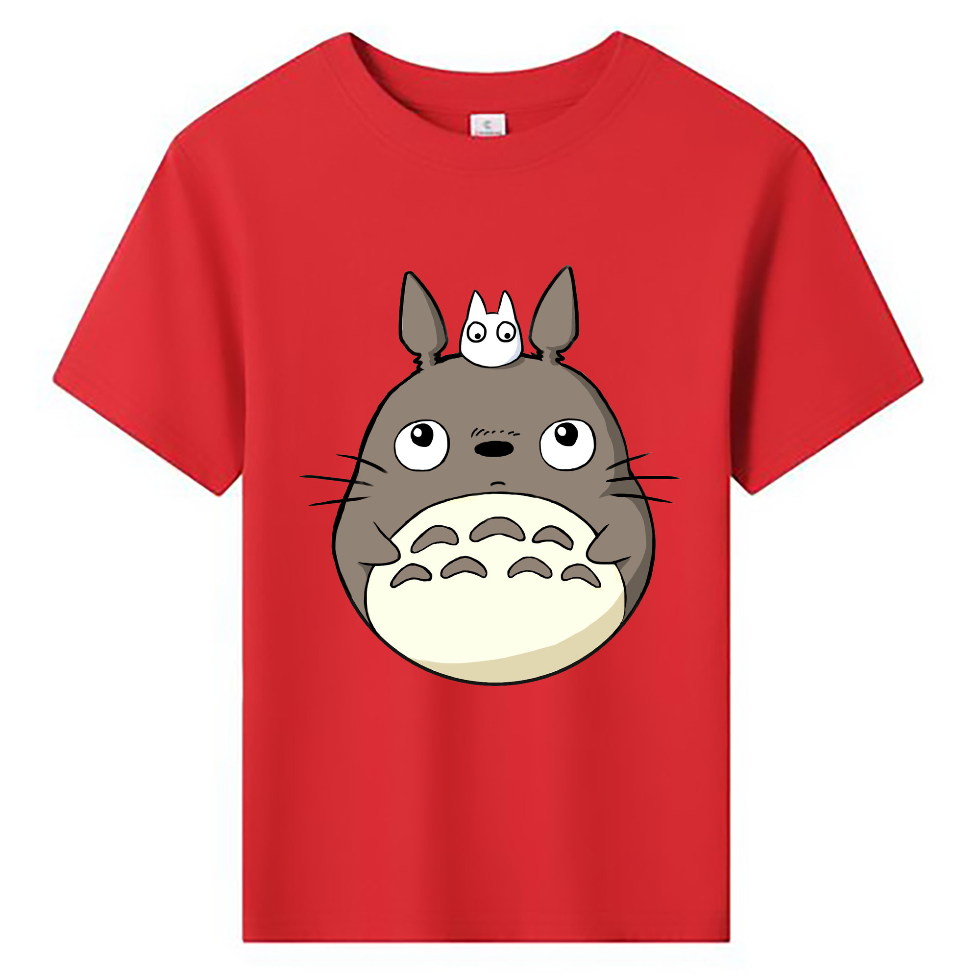 （画像用） となりのトトロ 草壁メイ 草壁サツキ My Neighbor Totoro Satsuki Kusakabe Mei Kusakabe 綿100％キッズTシャツ（フロントプリント）