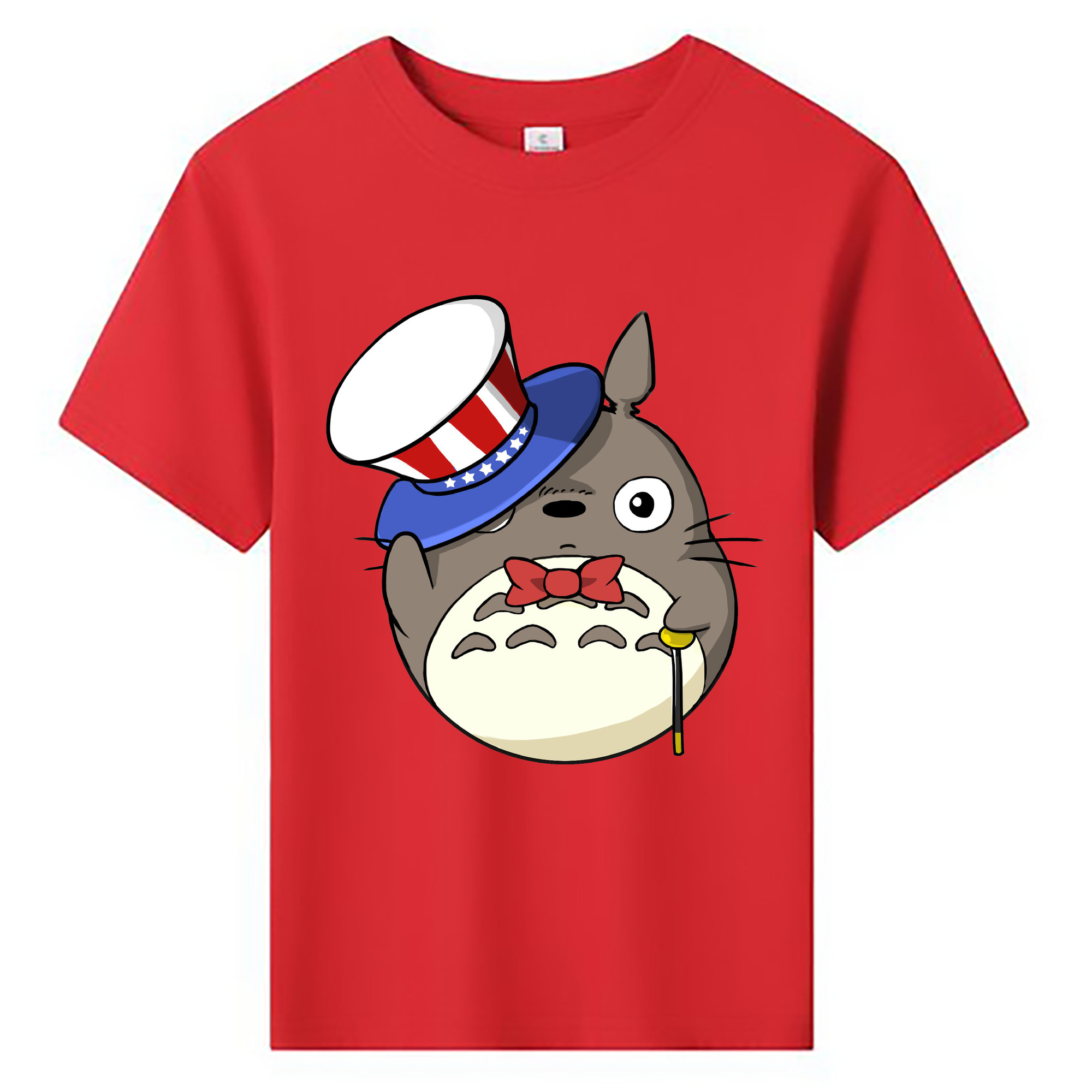 （画像用） となりのトトロ 草壁メイ 草壁サツキ My Neighbor Totoro Satsuki Kusakabe Mei Kusakabe 綿100％キッズTシャツ（フロントプリント）