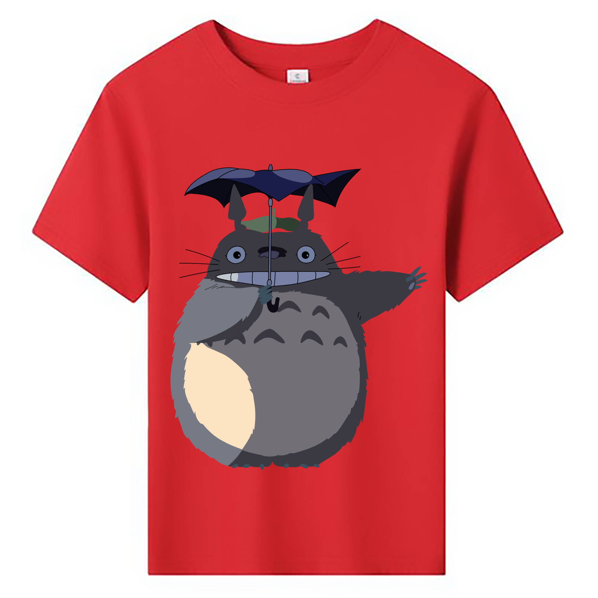 （画像用） となりのトトロ 草壁メイ 草壁サツキ My Neighbor Totoro Satsuki Kusakabe Mei Kusakabe 綿100％キッズTシャツ（フロントプリント）