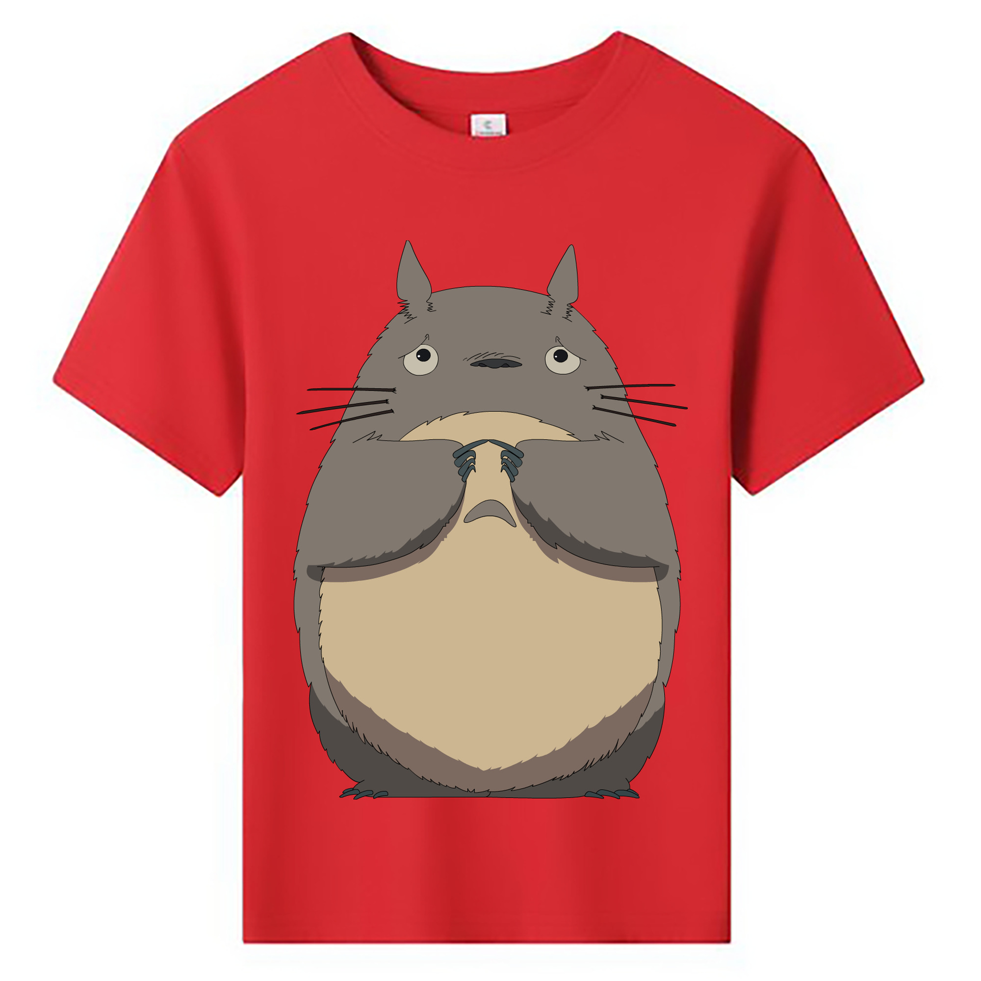 （画像用） となりのトトロ 草壁メイ 草壁サツキ My Neighbor Totoro Satsuki Kusakabe Mei Kusakabe 綿100％キッズTシャツ（フロントプリント）