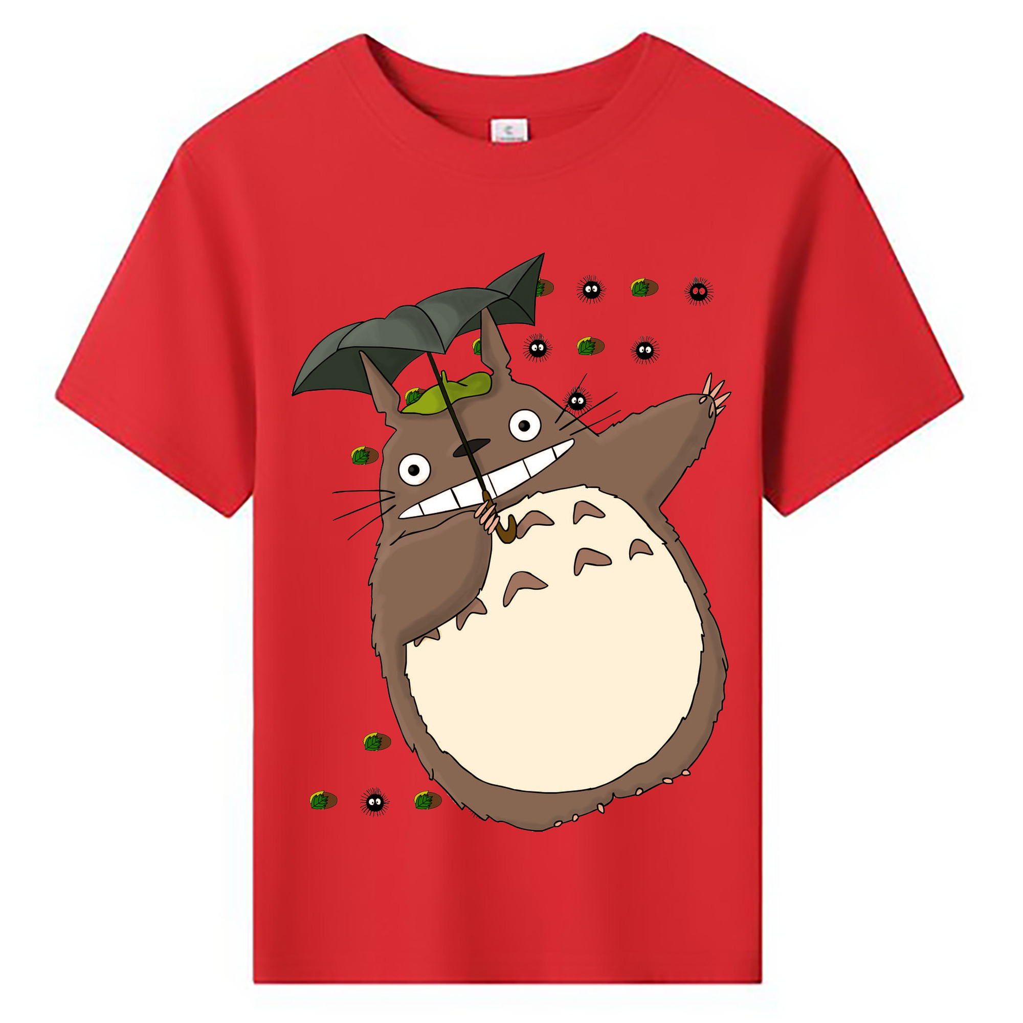 （画像用） となりのトトロ 草壁メイ 草壁サツキ My Neighbor Totoro Satsuki Kusakabe Mei Kusakabe 綿100％キッズTシャツ（フロントプリント）