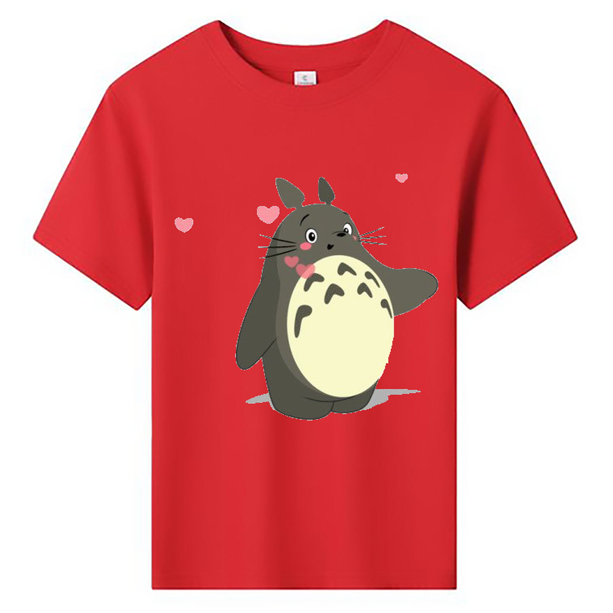 （画像用） となりのトトロ 草壁メイ 草壁サツキ My Neighbor Totoro Satsuki Kusakabe Mei Kusakabe 綿100％キッズTシャツ（フロントプリント）
