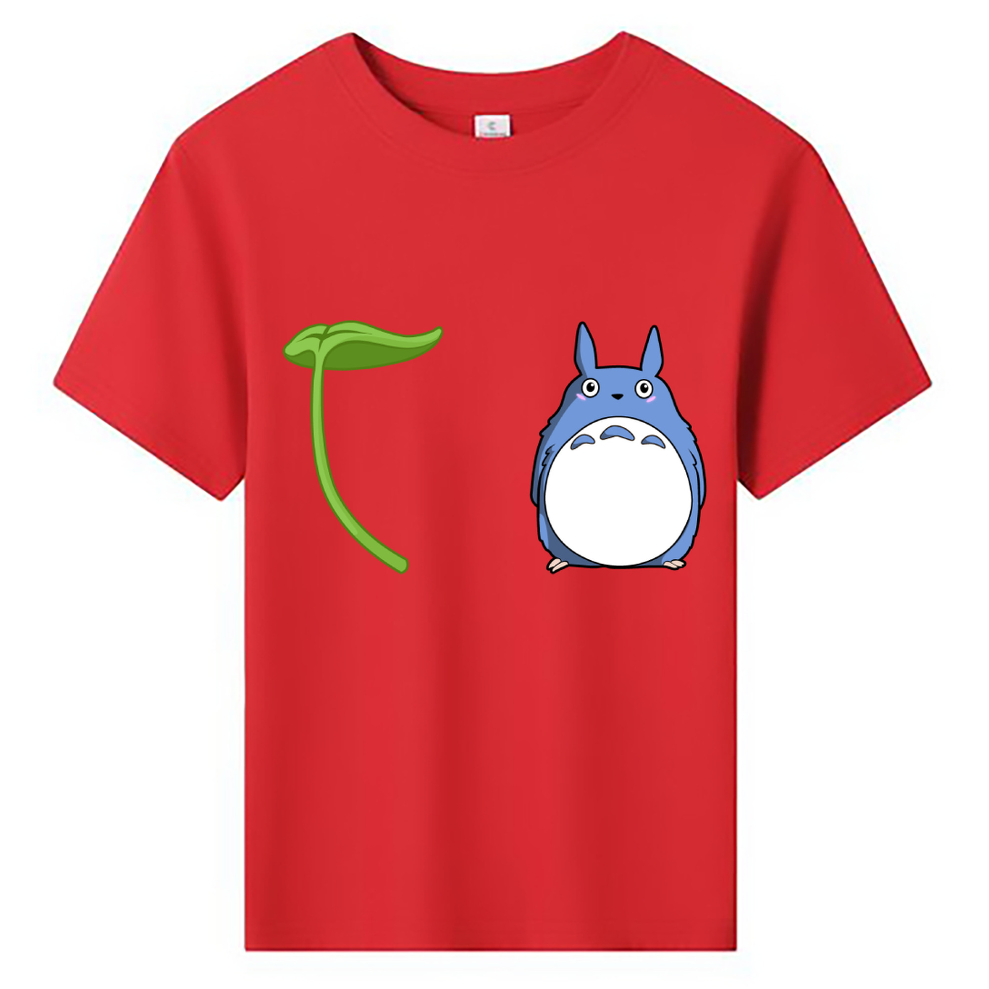 （画像用） となりのトトロ 草壁メイ 草壁サツキ My Neighbor Totoro Satsuki Kusakabe Mei Kusakabe 綿100％キッズTシャツ（フロントプリント）