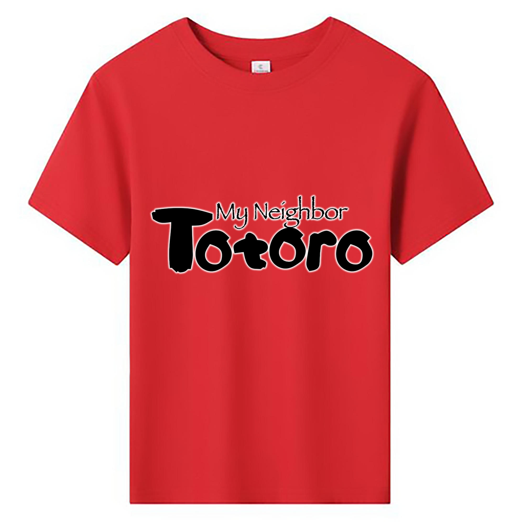 （画像用） となりのトトロ 草壁メイ 草壁サツキ My Neighbor Totoro Satsuki Kusakabe Mei Kusakabe 綿100％キッズTシャツ（フロントプリント）