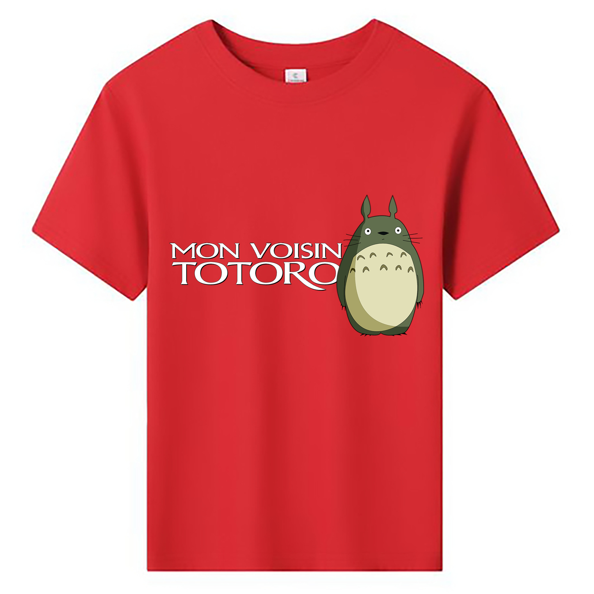 （画像用） となりのトトロ 草壁メイ 草壁サツキ My Neighbor Totoro Satsuki Kusakabe Mei Kusakabe 綿100％キッズTシャツ（フロントプリント）