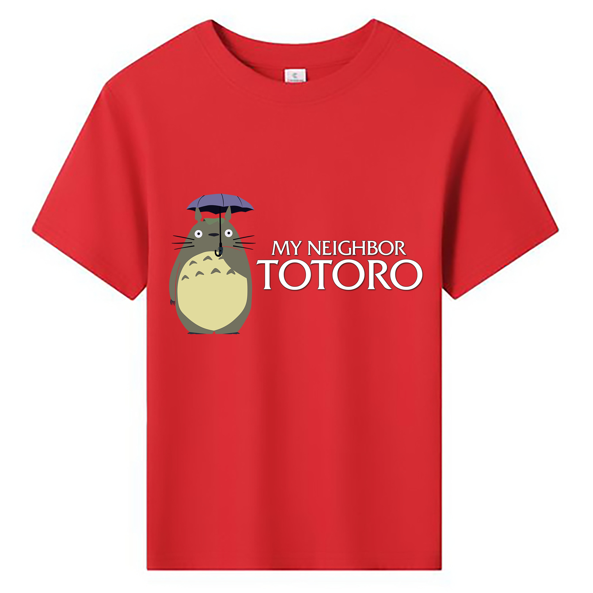 （画像用） となりのトトロ 草壁メイ 草壁サツキ My Neighbor Totoro Satsuki Kusakabe Mei Kusakabe 綿100％キッズTシャツ（フロントプリント）