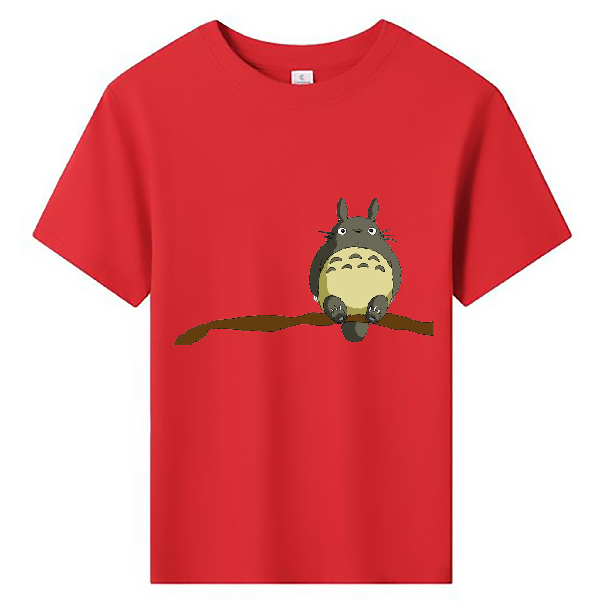 （画像用） となりのトトロ 草壁メイ 草壁サツキ My Neighbor Totoro Satsuki Kusakabe Mei Kusakabe 綿100％キッズTシャツ（フロントプリント）