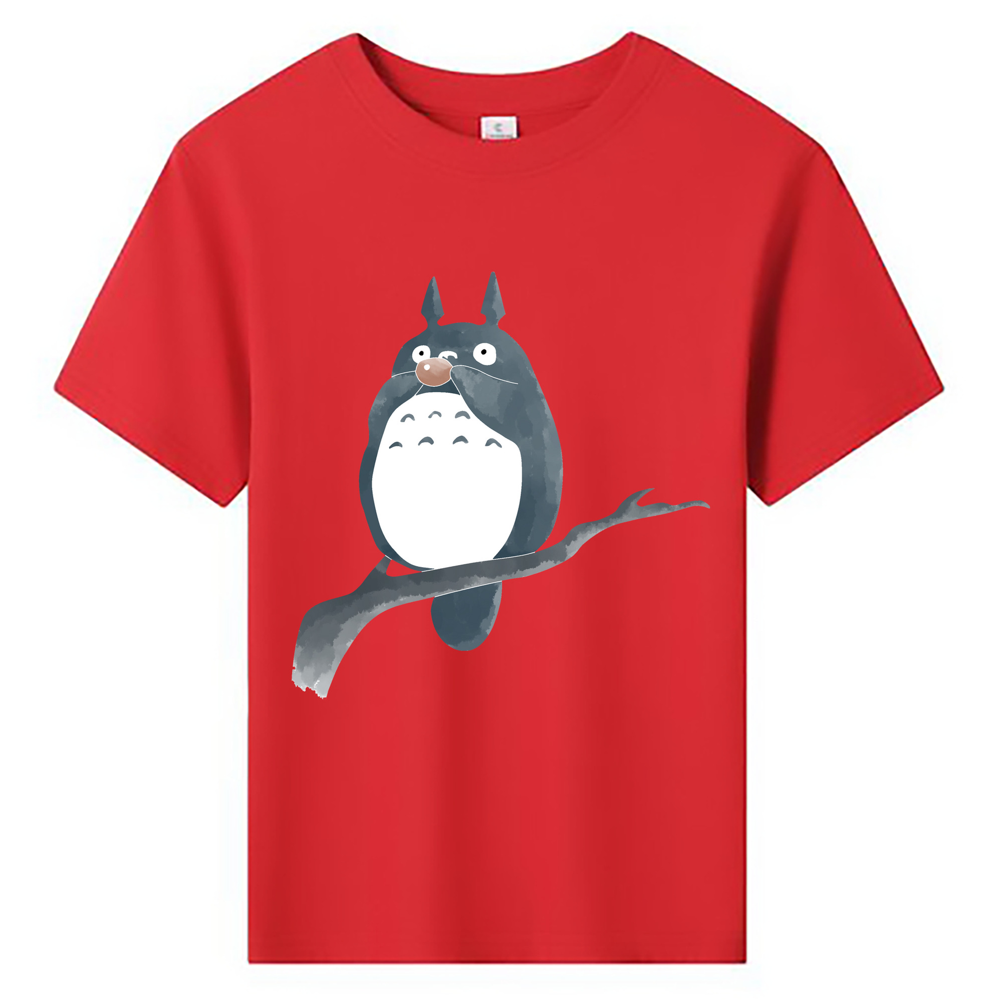 （画像用） となりのトトロ 草壁メイ 草壁サツキ My Neighbor Totoro Satsuki Kusakabe Mei Kusakabe 綿100％キッズTシャツ（フロントプリント）