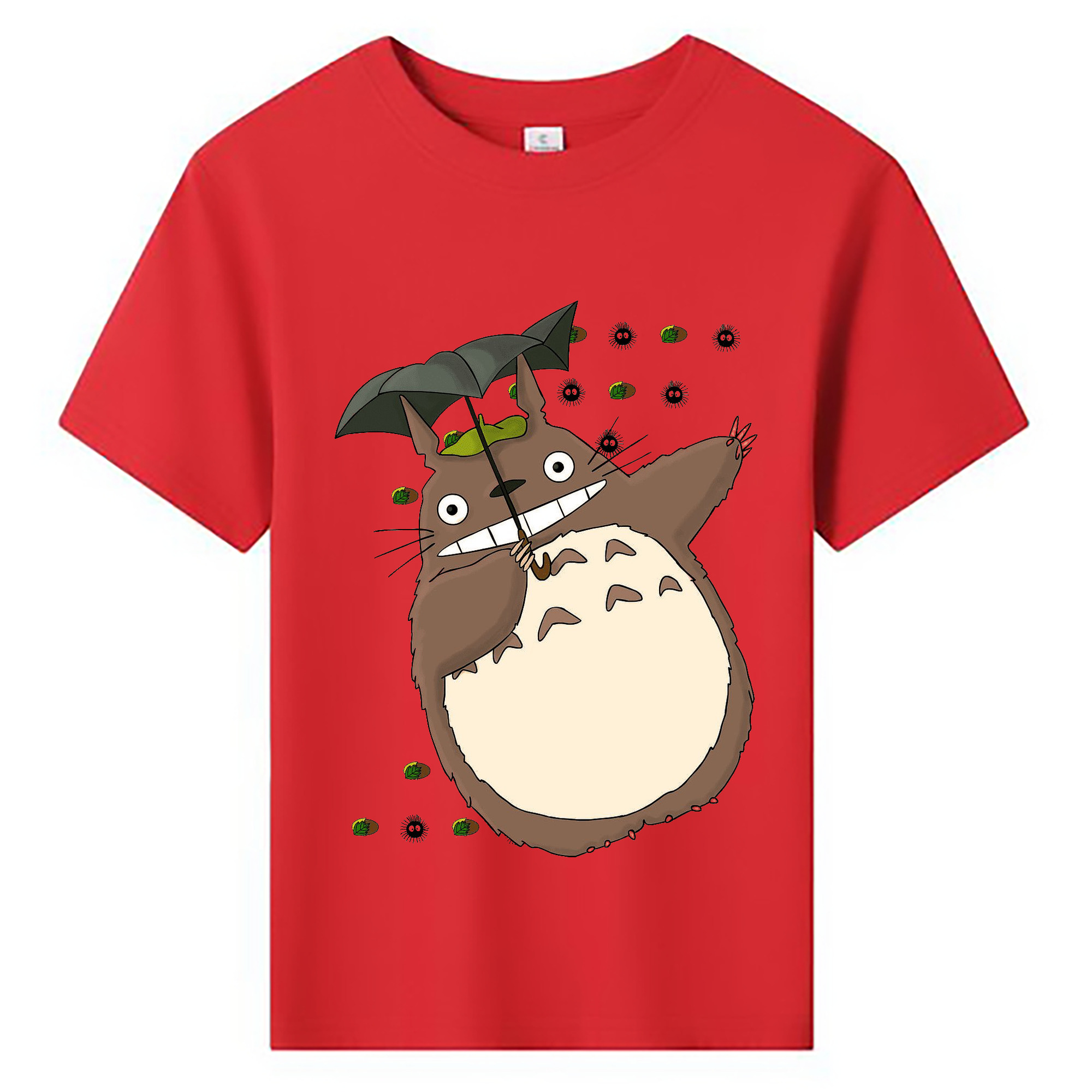 （画像用） となりのトトロ 草壁メイ 草壁サツキ My Neighbor Totoro Satsuki Kusakabe Mei Kusakabe 綿100％キッズTシャツ（フロントプリント）