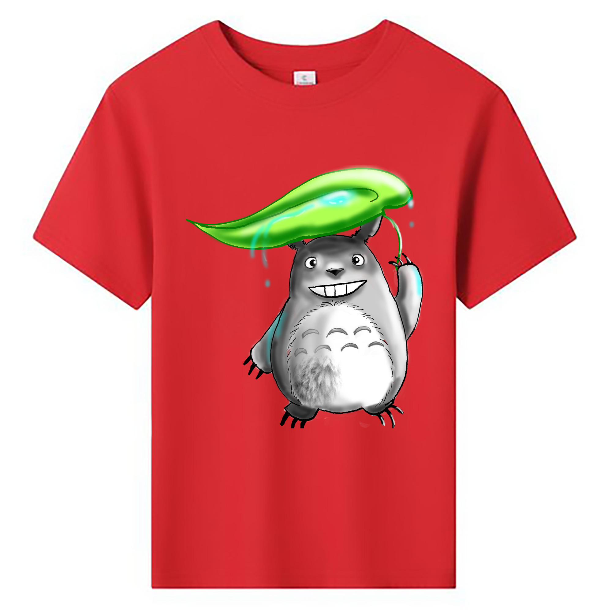 （画像用） となりのトトロ 草壁メイ 草壁サツキ My Neighbor Totoro Satsuki Kusakabe Mei Kusakabe 綿100％キッズTシャツ（フロントプリント）