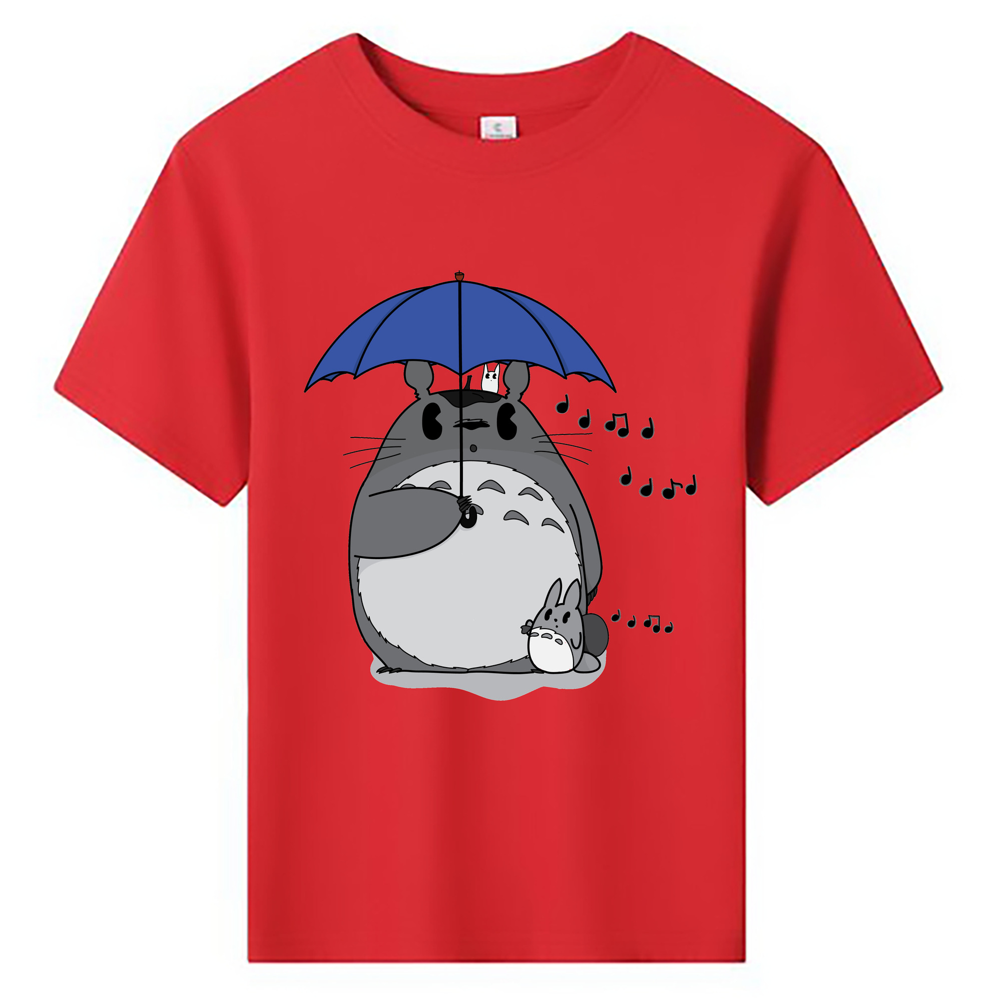 （画像用） となりのトトロ 草壁メイ 草壁サツキ My Neighbor Totoro Satsuki Kusakabe Mei Kusakabe 綿100％キッズTシャツ（フロントプリント）