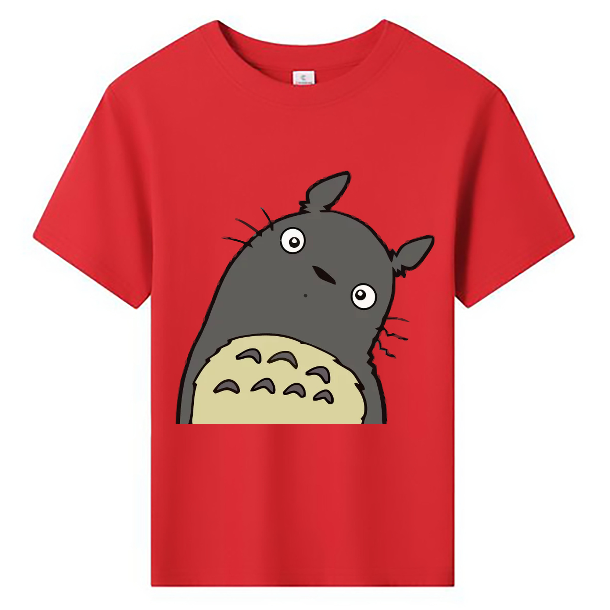 （画像用） となりのトトロ 草壁メイ 草壁サツキ My Neighbor Totoro Satsuki Kusakabe Mei Kusakabe 綿100％キッズTシャツ（フロントプリント）