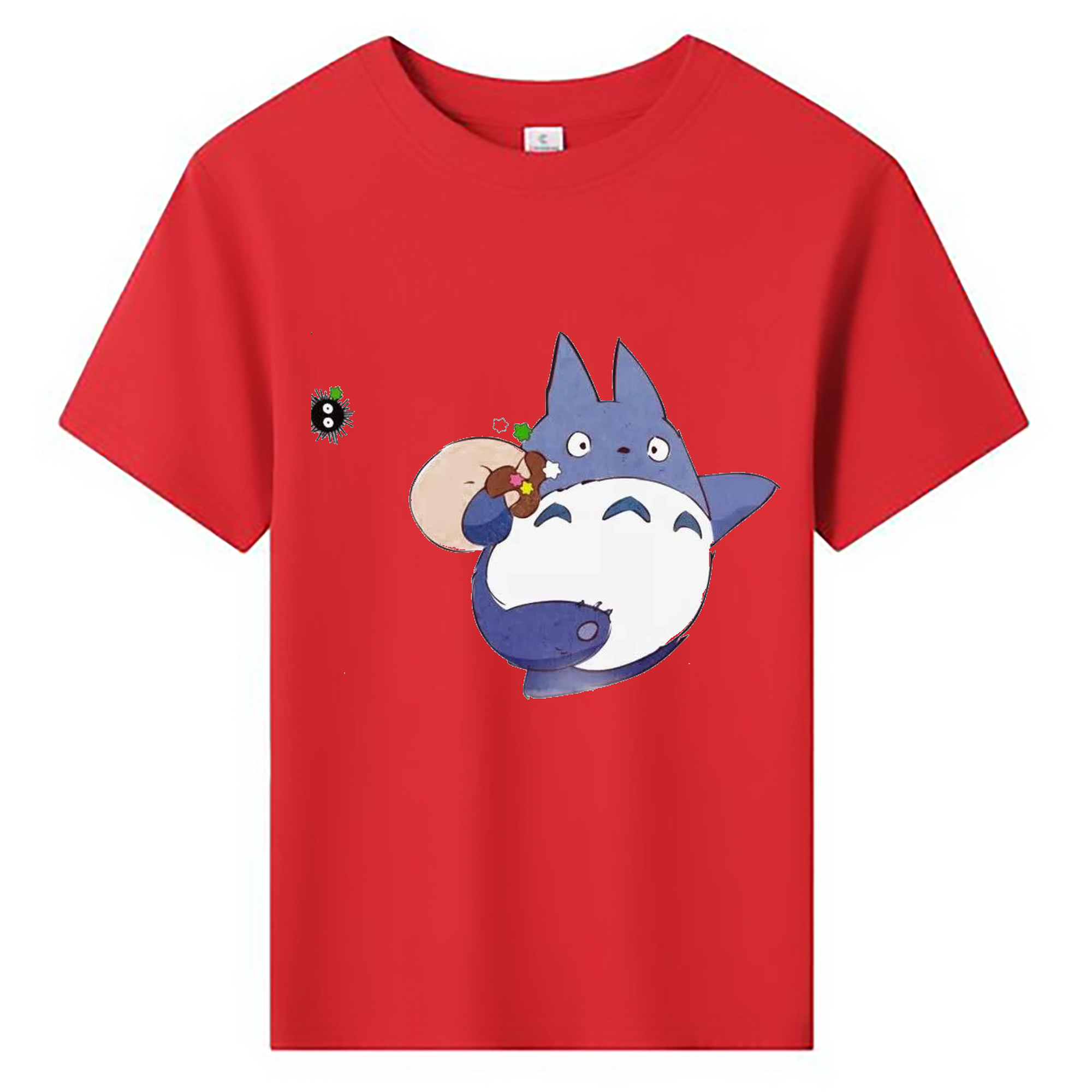 （画像用） となりのトトロ 草壁メイ 草壁サツキ My Neighbor Totoro Satsuki Kusakabe Mei Kusakabe 綿100％キッズTシャツ（フロントプリント）