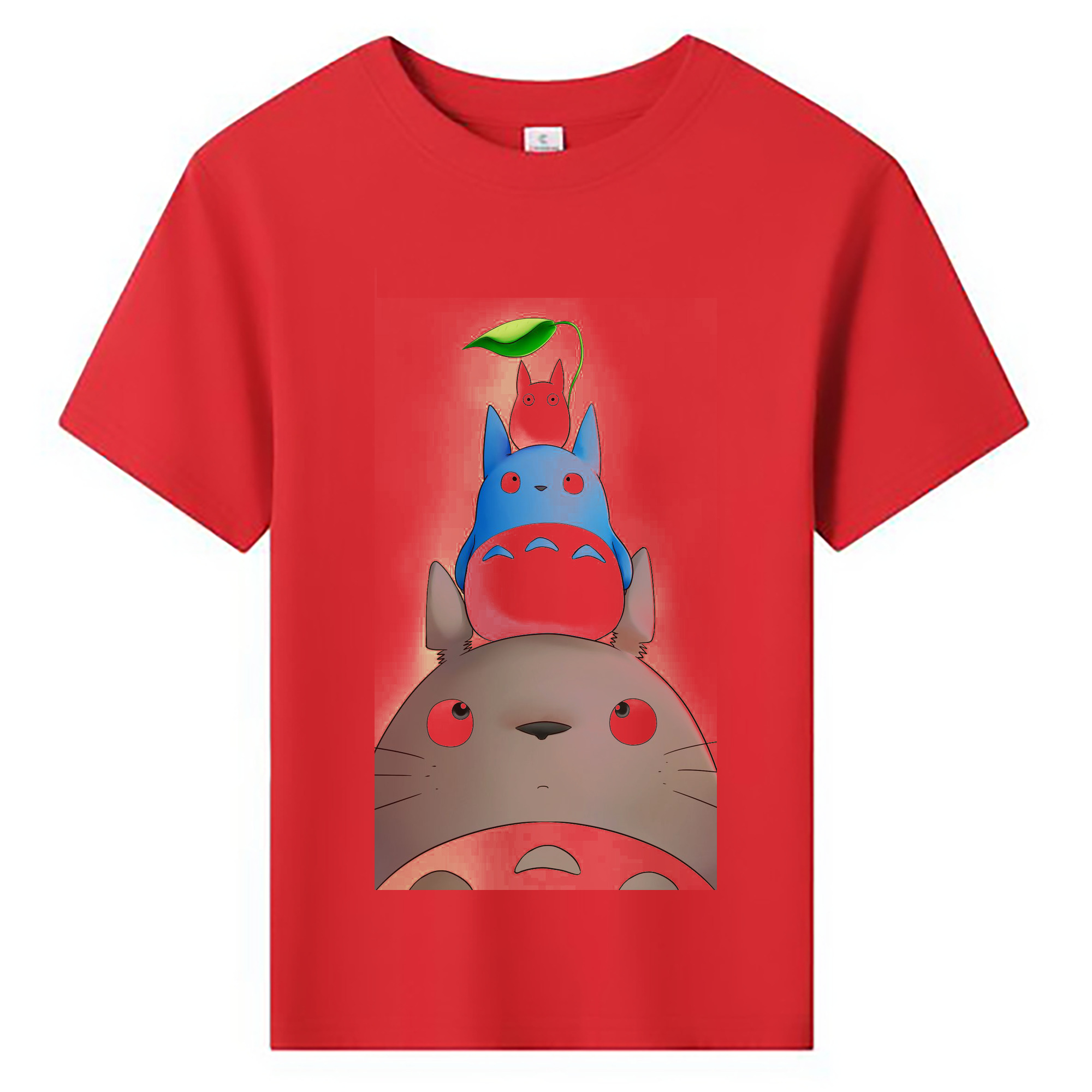 （画像用） となりのトトロ 草壁メイ 草壁サツキ My Neighbor Totoro Satsuki Kusakabe Mei Kusakabe 綿100％キッズTシャツ（フロントプリント）