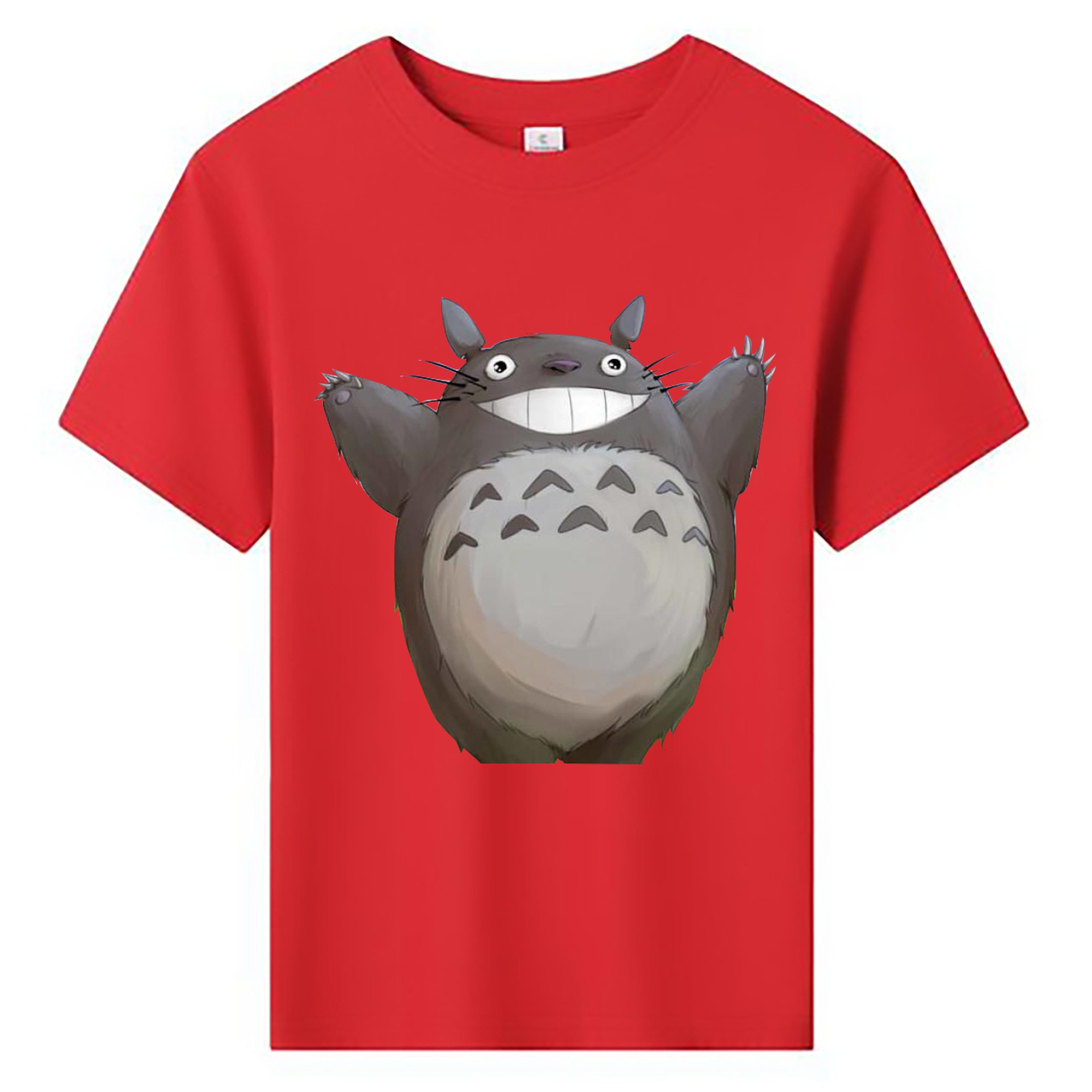 （画像用） となりのトトロ 草壁メイ 草壁サツキ My Neighbor Totoro Satsuki Kusakabe Mei Kusakabe 綿100％キッズTシャツ（フロントプリント）