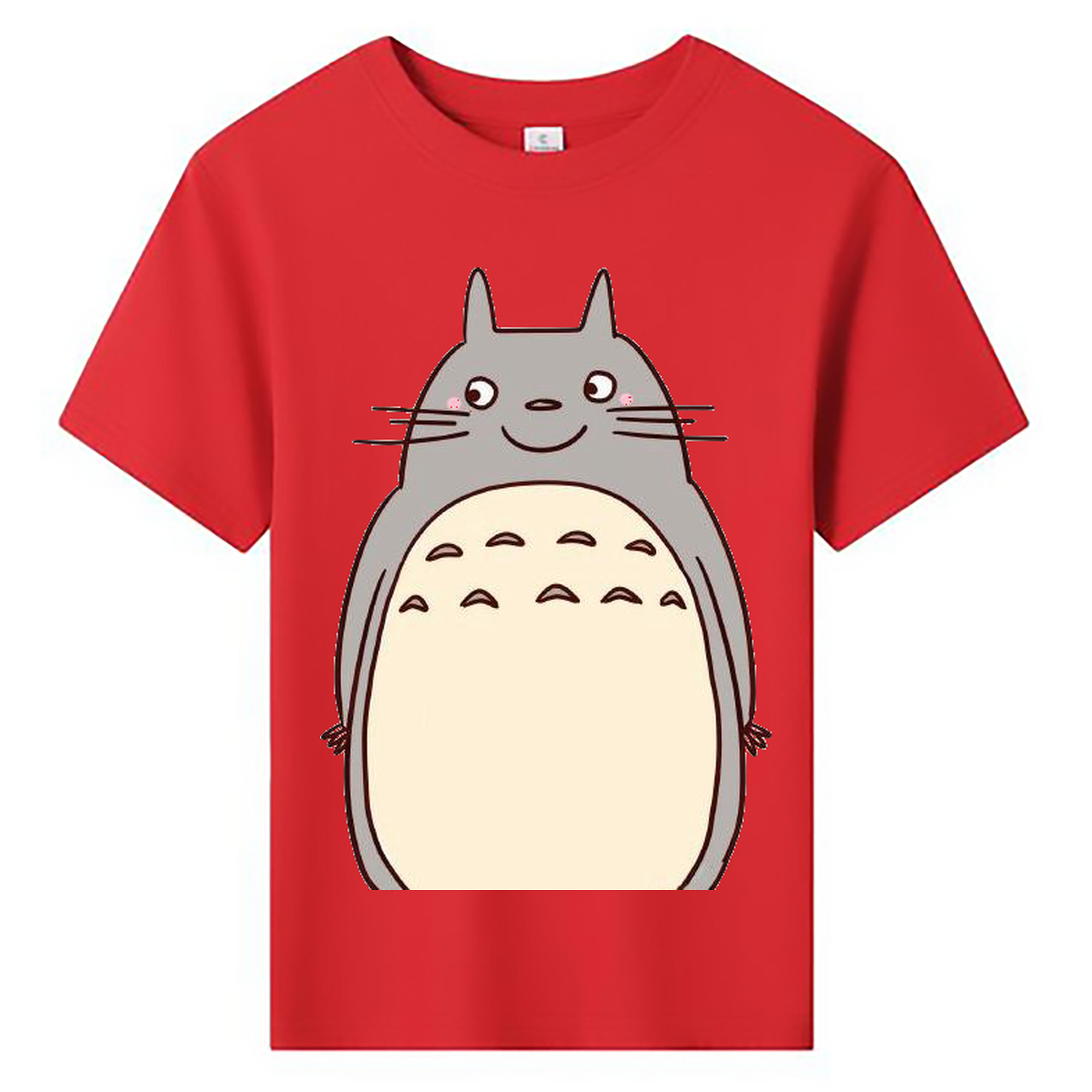 （画像用） となりのトトロ 草壁メイ 草壁サツキ My Neighbor Totoro Satsuki Kusakabe Mei Kusakabe 綿100％キッズTシャツ（フロントプリント）