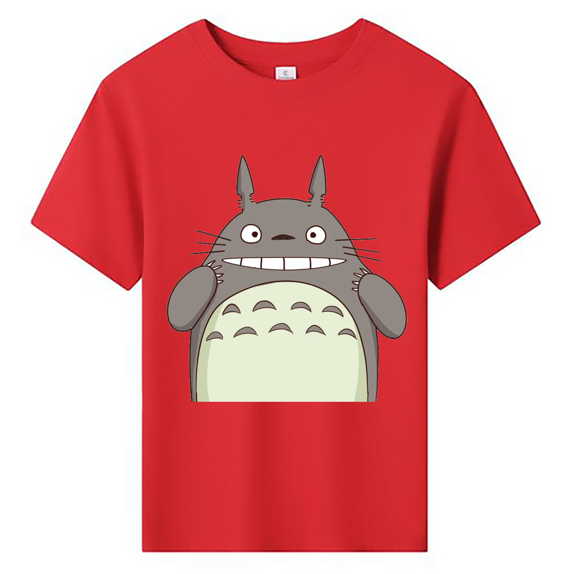 （画像用） となりのトトロ 草壁メイ 草壁サツキ My Neighbor Totoro Satsuki Kusakabe Mei Kusakabe 綿100％キッズTシャツ（フロントプリント）