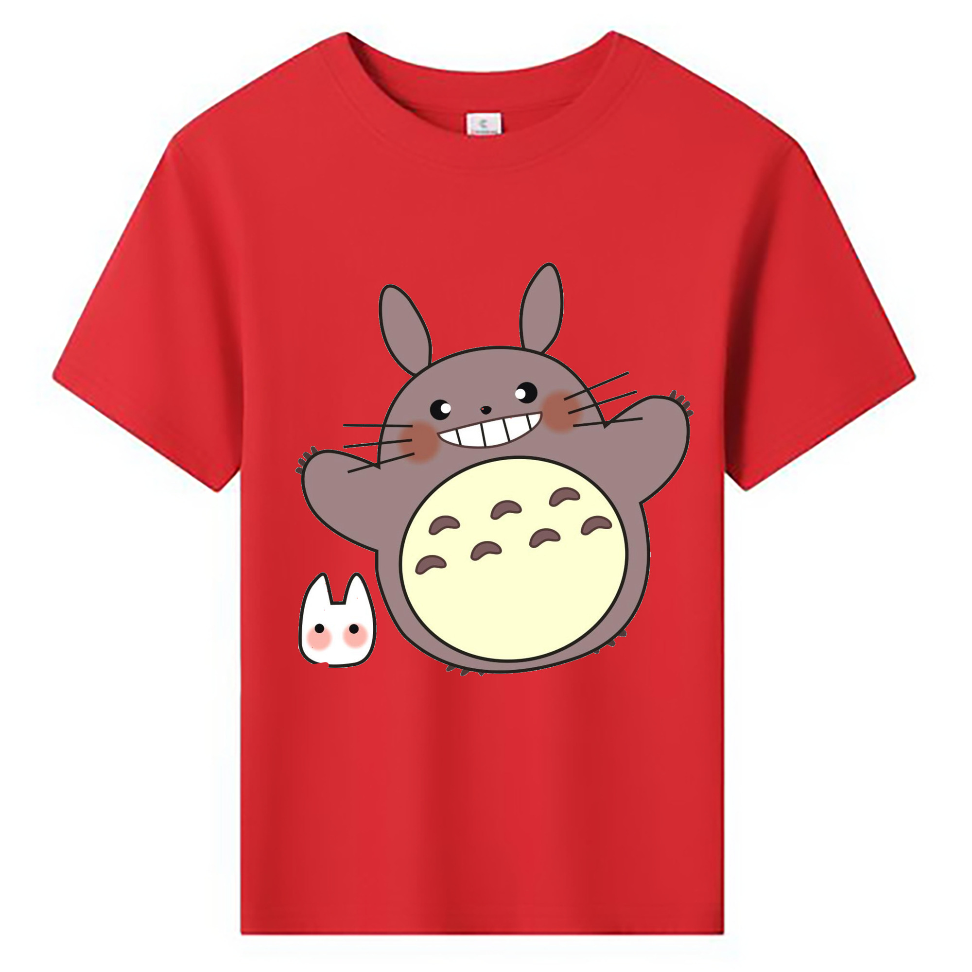 （画像用） となりのトトロ 草壁メイ 草壁サツキ My Neighbor Totoro Satsuki Kusakabe Mei Kusakabe 綿100％キッズTシャツ（フロントプリント）