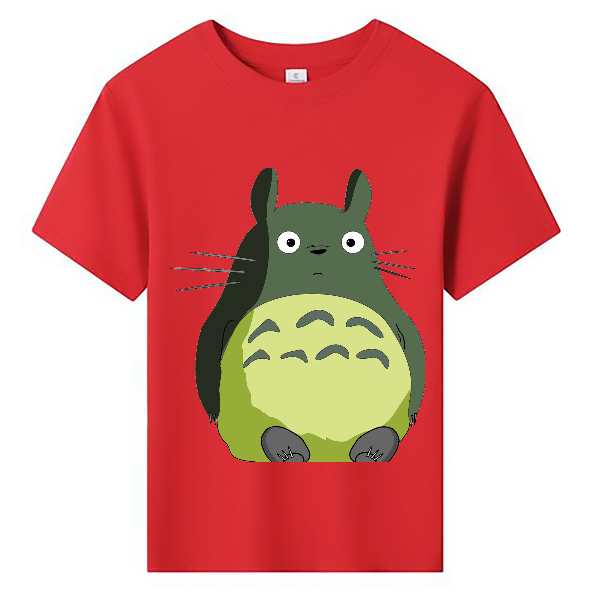 （画像用） となりのトトロ 草壁メイ 草壁サツキ My Neighbor Totoro Satsuki Kusakabe Mei Kusakabe 綿100％キッズTシャツ（フロントプリント）