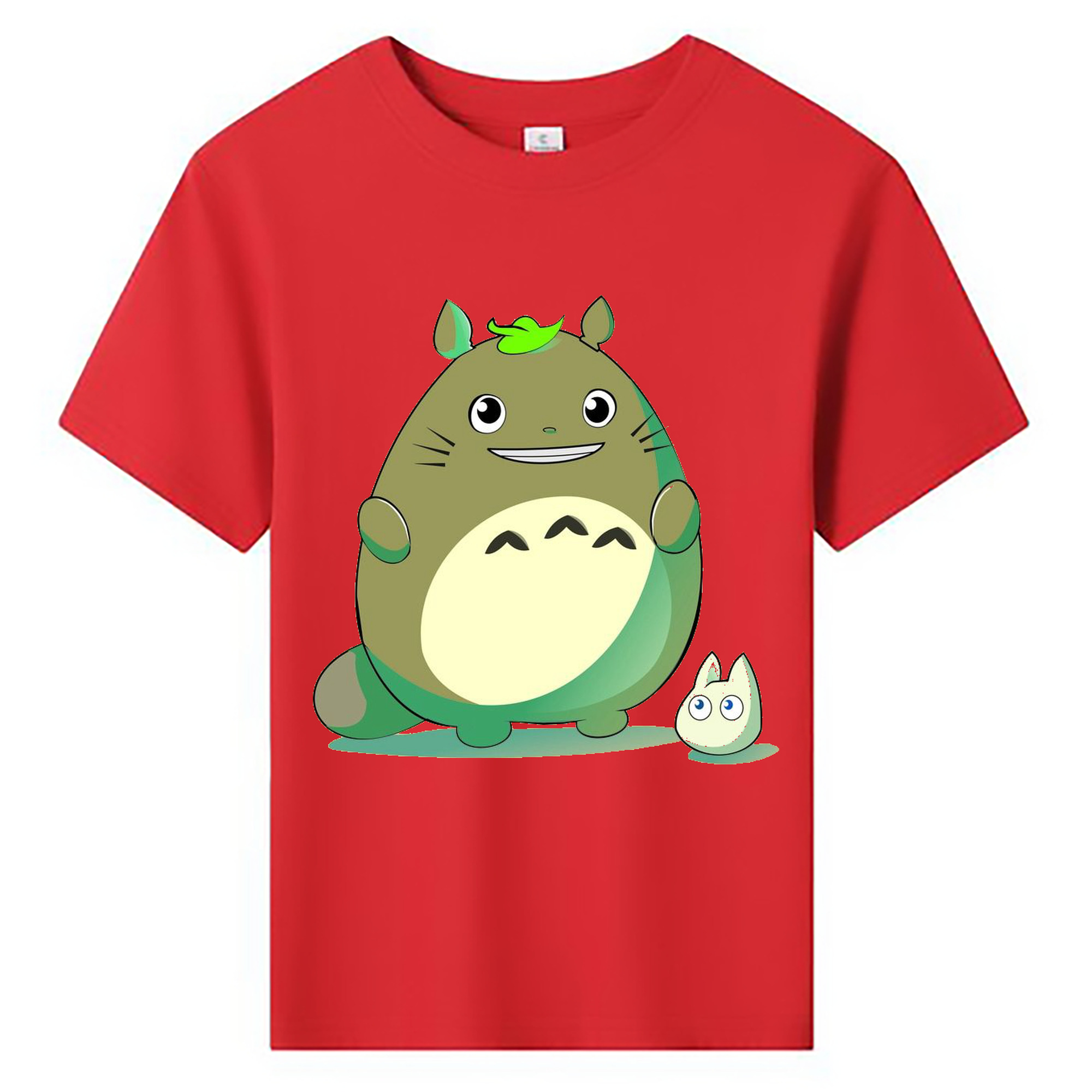 （画像用） となりのトトロ 草壁メイ 草壁サツキ My Neighbor Totoro Satsuki Kusakabe Mei Kusakabe 綿100％キッズTシャツ（フロントプリント）