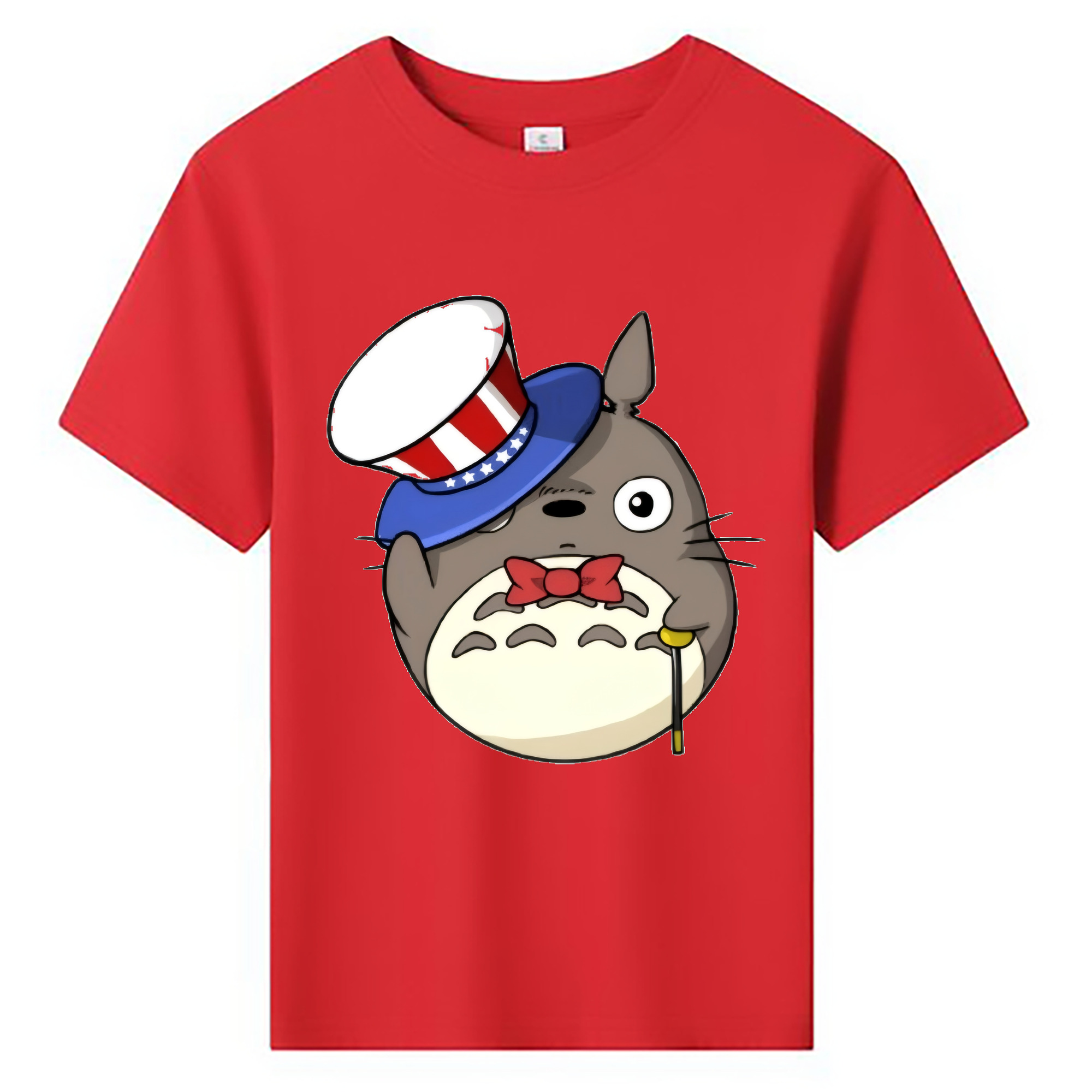 （画像用） となりのトトロ 草壁メイ 草壁サツキ My Neighbor Totoro Satsuki Kusakabe Mei Kusakabe 綿100％キッズTシャツ（フロントプリント）