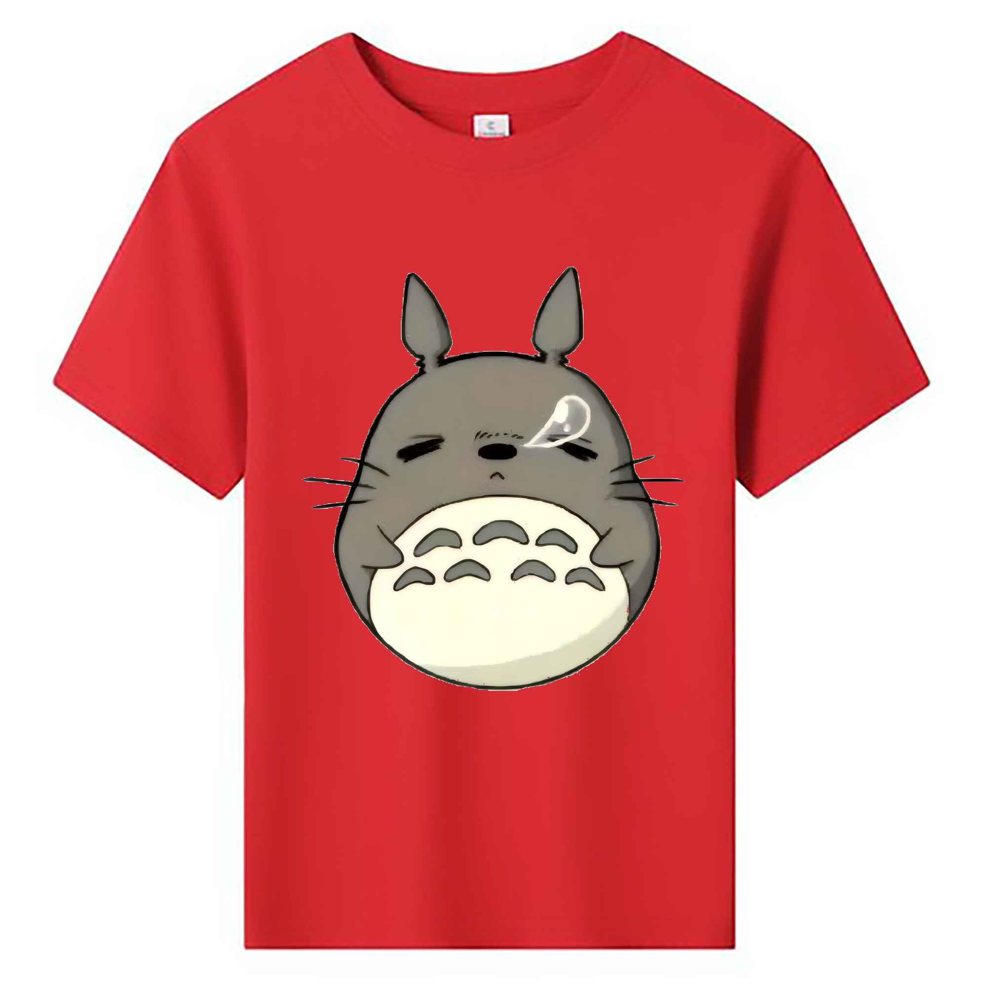 （画像用） となりのトトロ 草壁メイ 草壁サツキ My Neighbor Totoro Satsuki Kusakabe Mei Kusakabe 綿100％キッズTシャツ（フロントプリント）