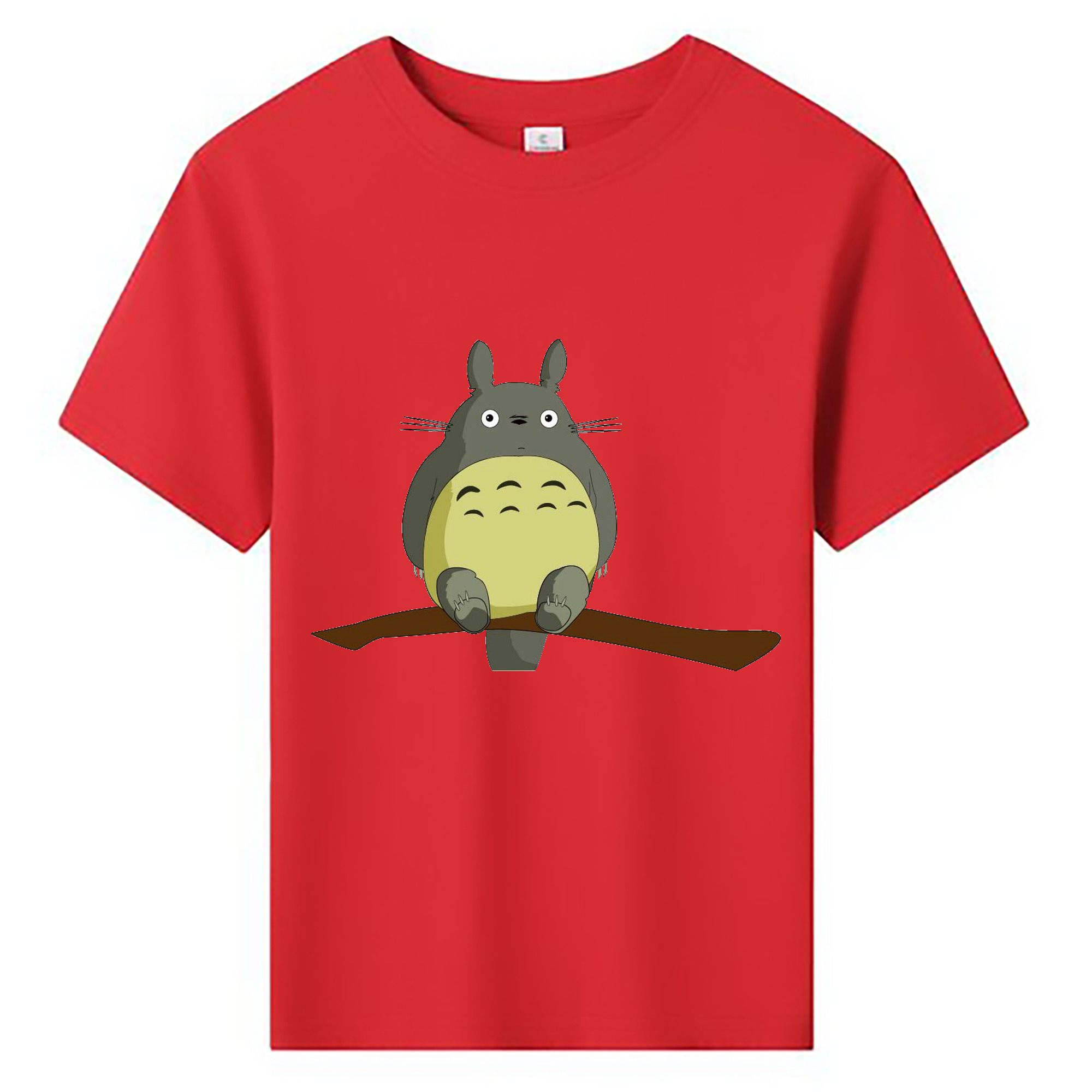 （画像用） となりのトトロ 草壁メイ 草壁サツキ My Neighbor Totoro Satsuki Kusakabe Mei Kusakabe 綿100％キッズTシャツ（フロントプリント）