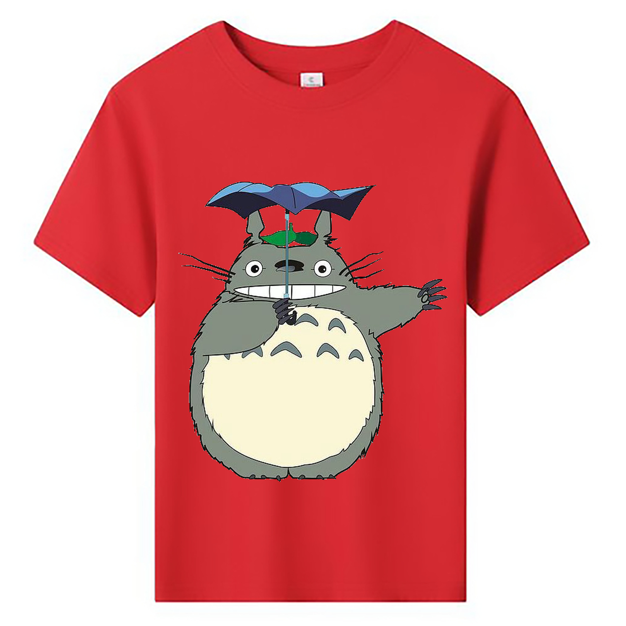 （画像用） となりのトトロ 草壁メイ 草壁サツキ My Neighbor Totoro Satsuki Kusakabe Mei Kusakabe 綿100％キッズTシャツ（フロントプリント）