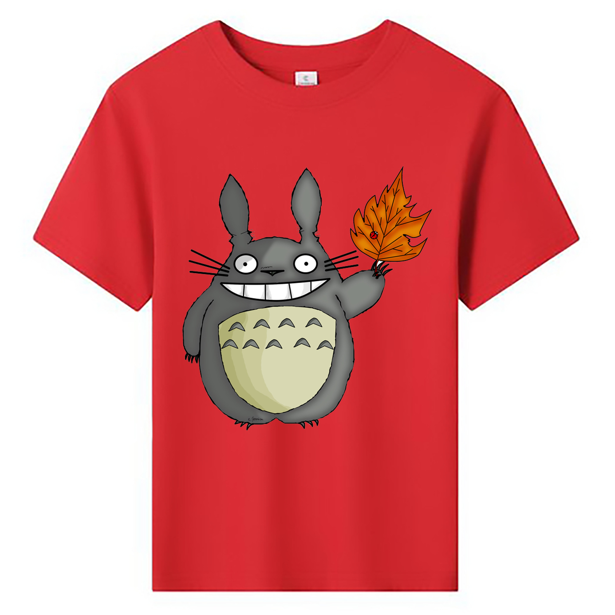 （画像用） となりのトトロ 草壁メイ 草壁サツキ My Neighbor Totoro Satsuki Kusakabe Mei Kusakabe 綿100％キッズTシャツ（フロントプリント）