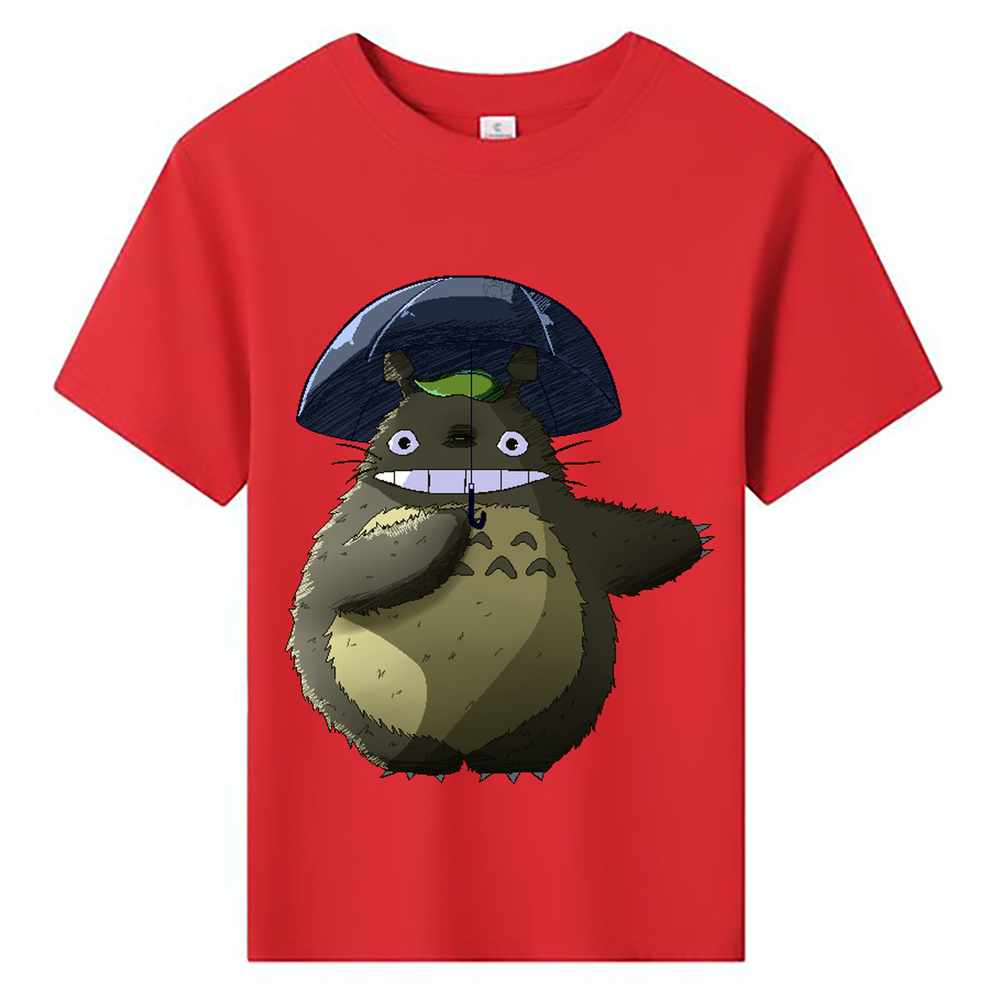 （画像用） となりのトトロ 草壁メイ 草壁サツキ My Neighbor Totoro Satsuki Kusakabe Mei Kusakabe 綿100％キッズTシャツ（フロントプリント）