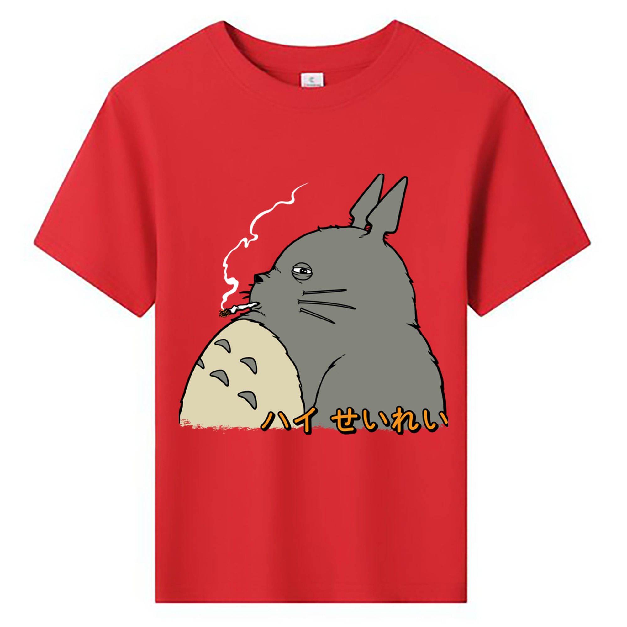 （画像用） となりのトトロ 草壁メイ 草壁サツキ My Neighbor Totoro Satsuki Kusakabe Mei Kusakabe 綿100％キッズTシャツ（フロントプリント）