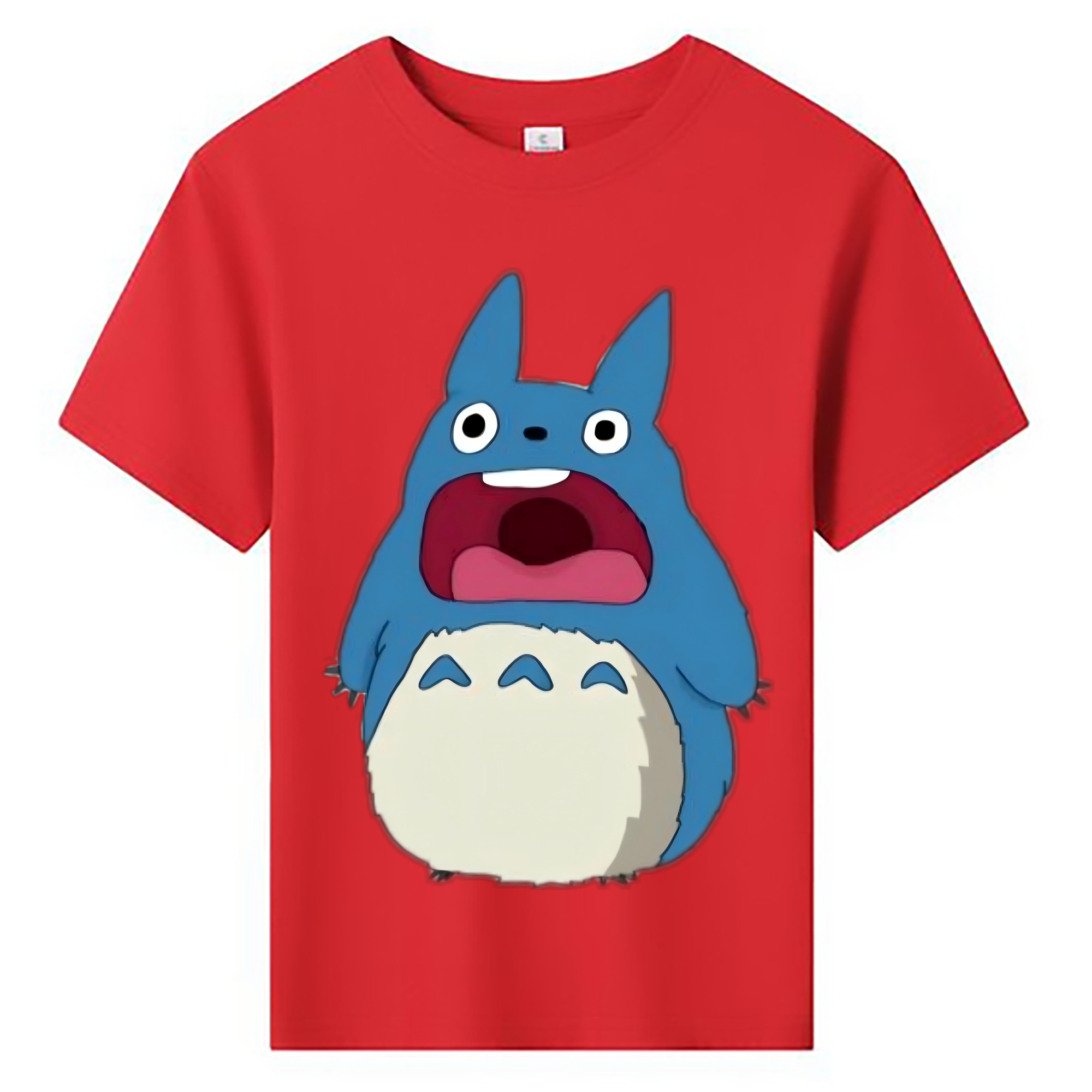 （画像用） となりのトトロ 草壁メイ 草壁サツキ My Neighbor Totoro Satsuki Kusakabe Mei Kusakabe 綿100％キッズTシャツ（フロントプリント）