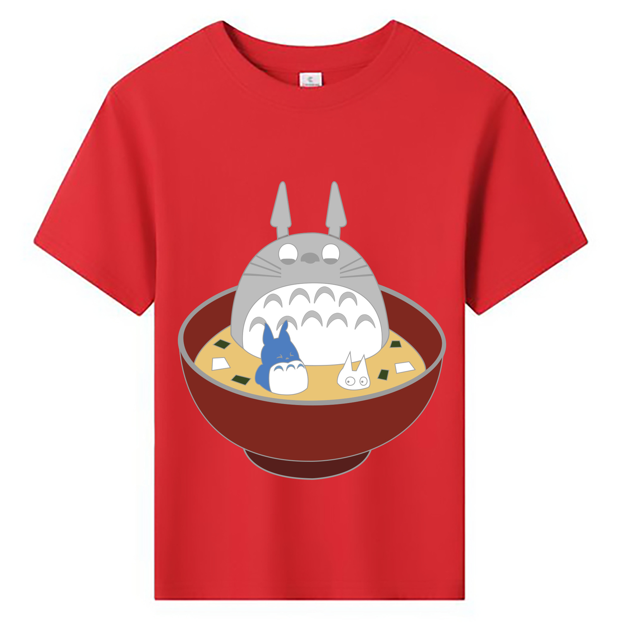（画像用） となりのトトロ 草壁メイ 草壁サツキ My Neighbor Totoro Satsuki Kusakabe Mei Kusakabe 綿100％キッズTシャツ（フロントプリント）