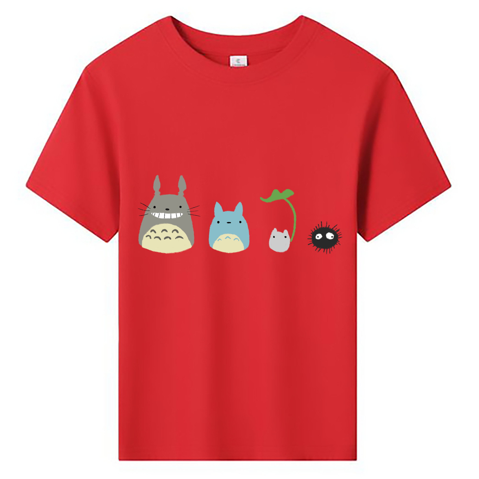（画像用） となりのトトロ 草壁メイ 草壁サツキ My Neighbor Totoro Satsuki Kusakabe Mei Kusakabe 綿100％キッズTシャツ（フロントプリント）