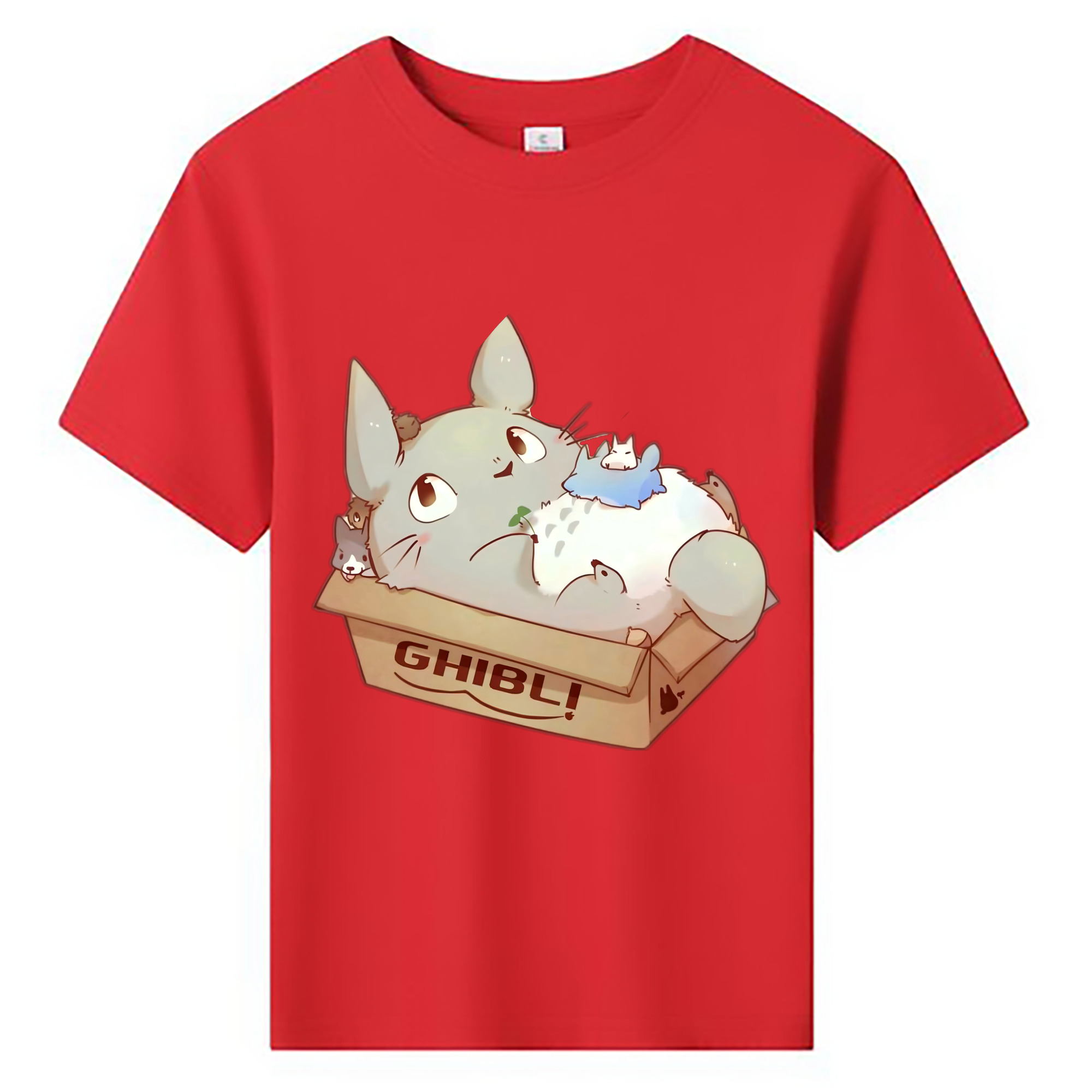 （画像用） となりのトトロ 草壁メイ 草壁サツキ My Neighbor Totoro Satsuki Kusakabe Mei Kusakabe 綿100％キッズTシャツ（フロントプリント）
