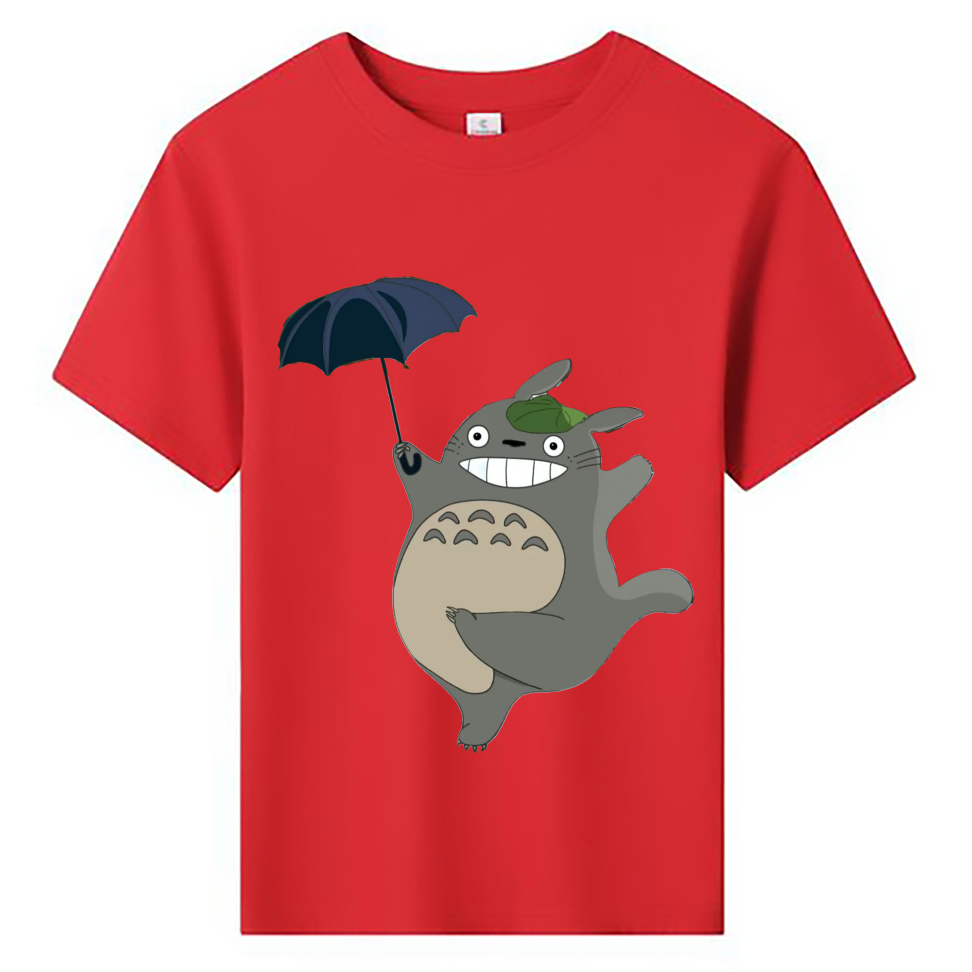 （画像用） となりのトトロ 草壁メイ 草壁サツキ My Neighbor Totoro Satsuki Kusakabe Mei Kusakabe 綿100％キッズTシャツ（フロントプリント）