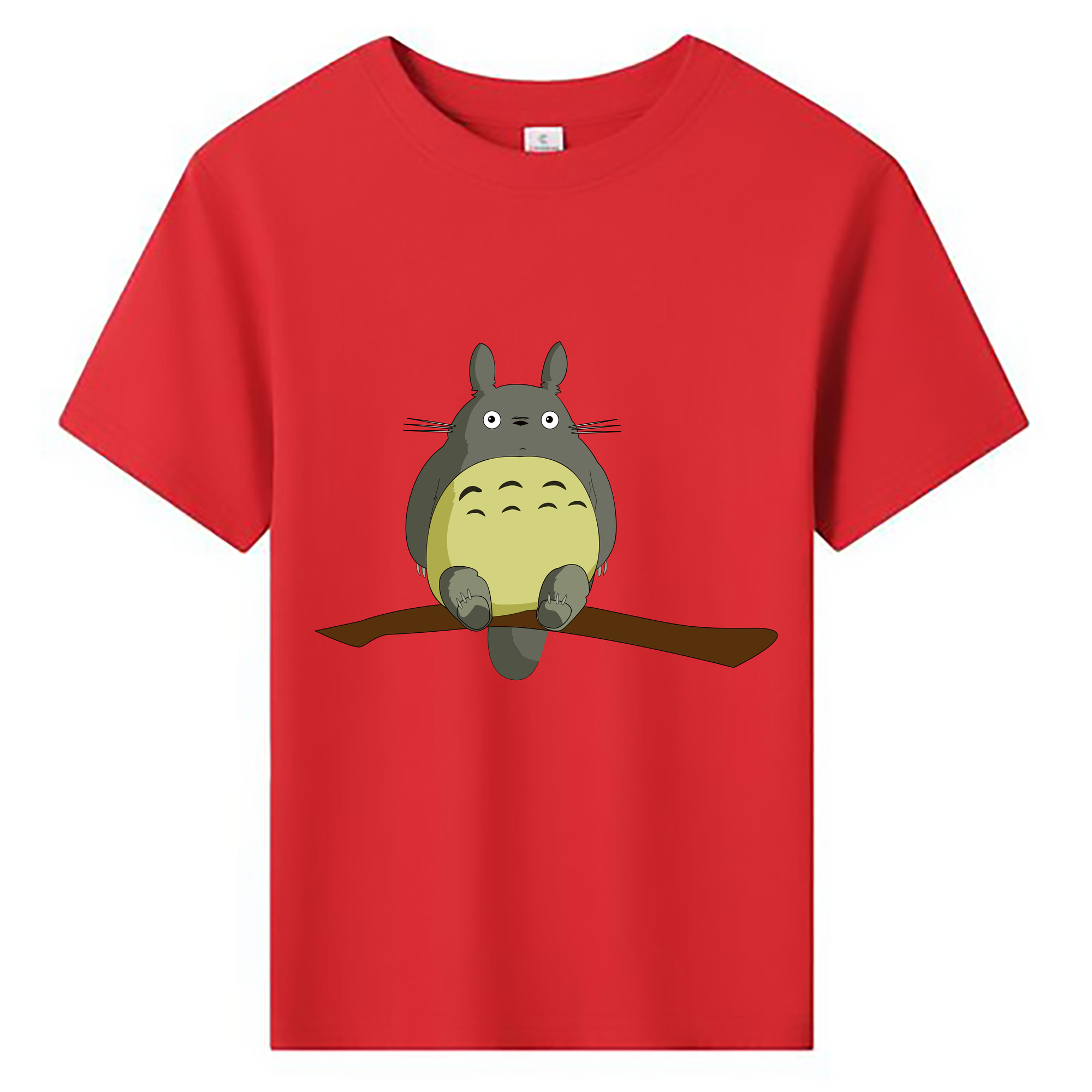 （画像用） となりのトトロ 草壁メイ 草壁サツキ My Neighbor Totoro Satsuki Kusakabe Mei Kusakabe 綿100％キッズTシャツ（フロントプリント）