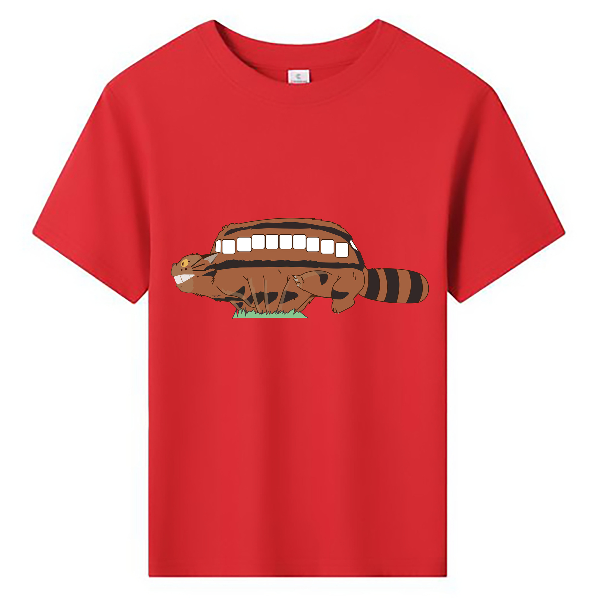 （画像用） となりのトトロ 草壁メイ 草壁サツキ My Neighbor Totoro Satsuki Kusakabe Mei Kusakabe 綿100％キッズTシャツ（フロントプリント）